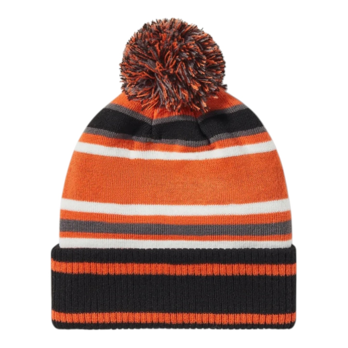 HARLEY-DAVIDSON STRIPE POM BEANIE - ORANGE