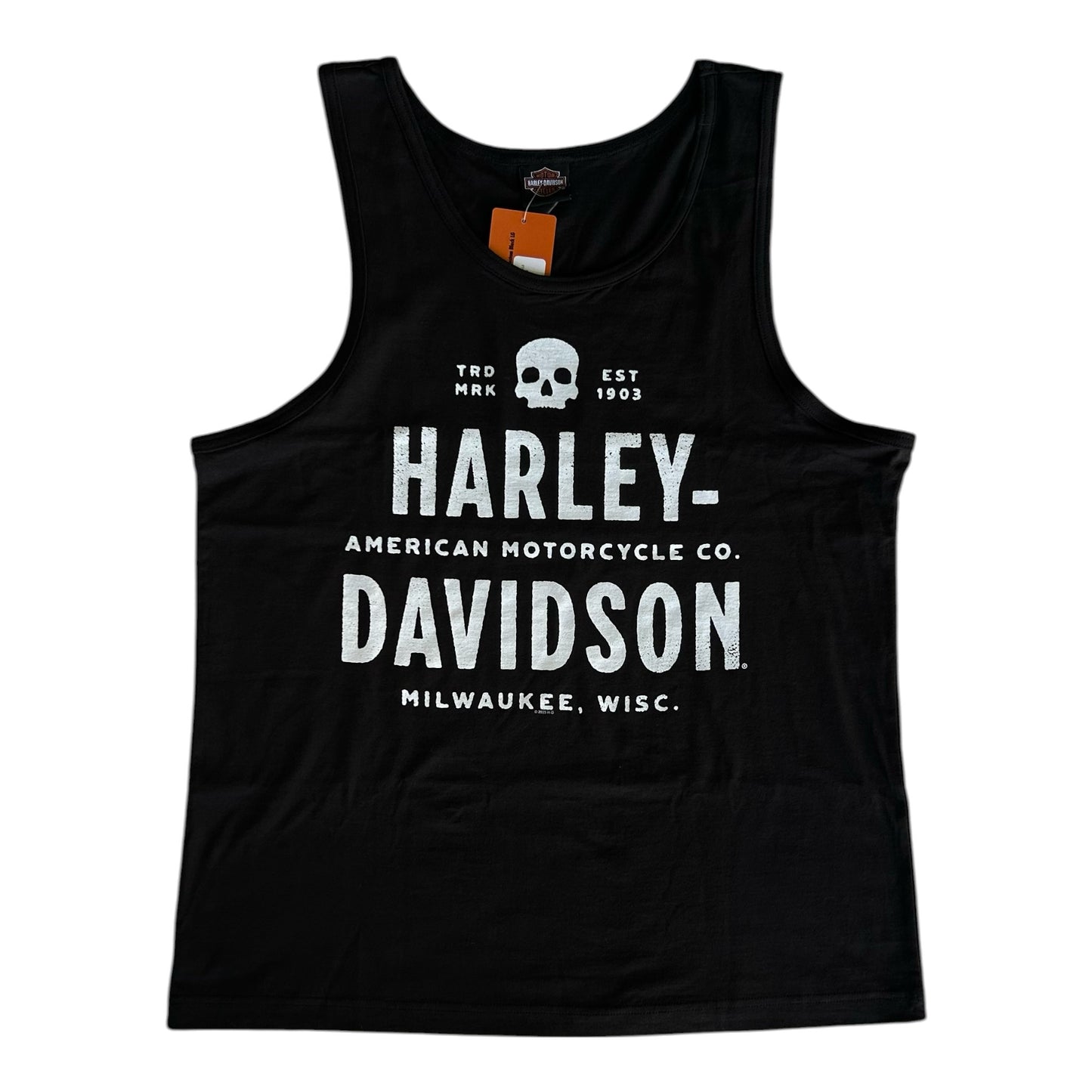 H-D SKULL STACK TANK
