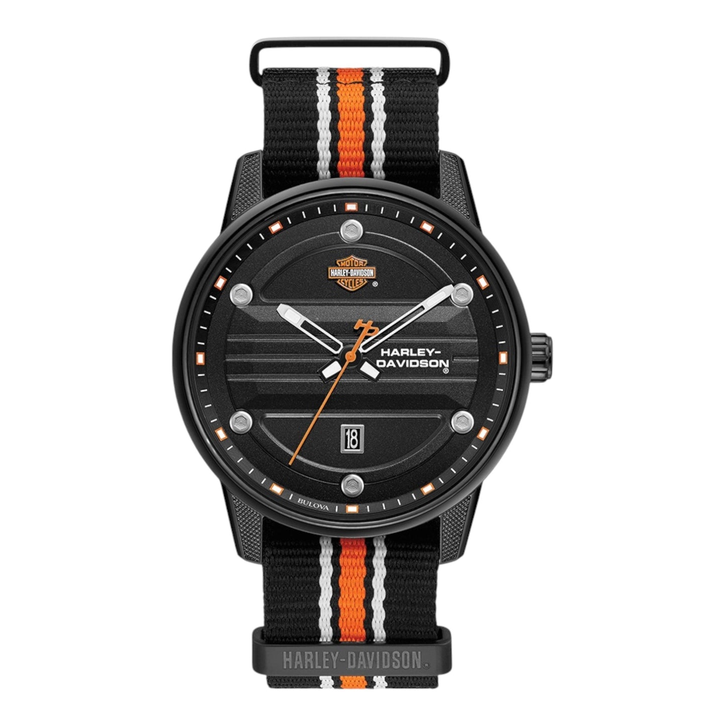 BLACK WHITE & ORANGE