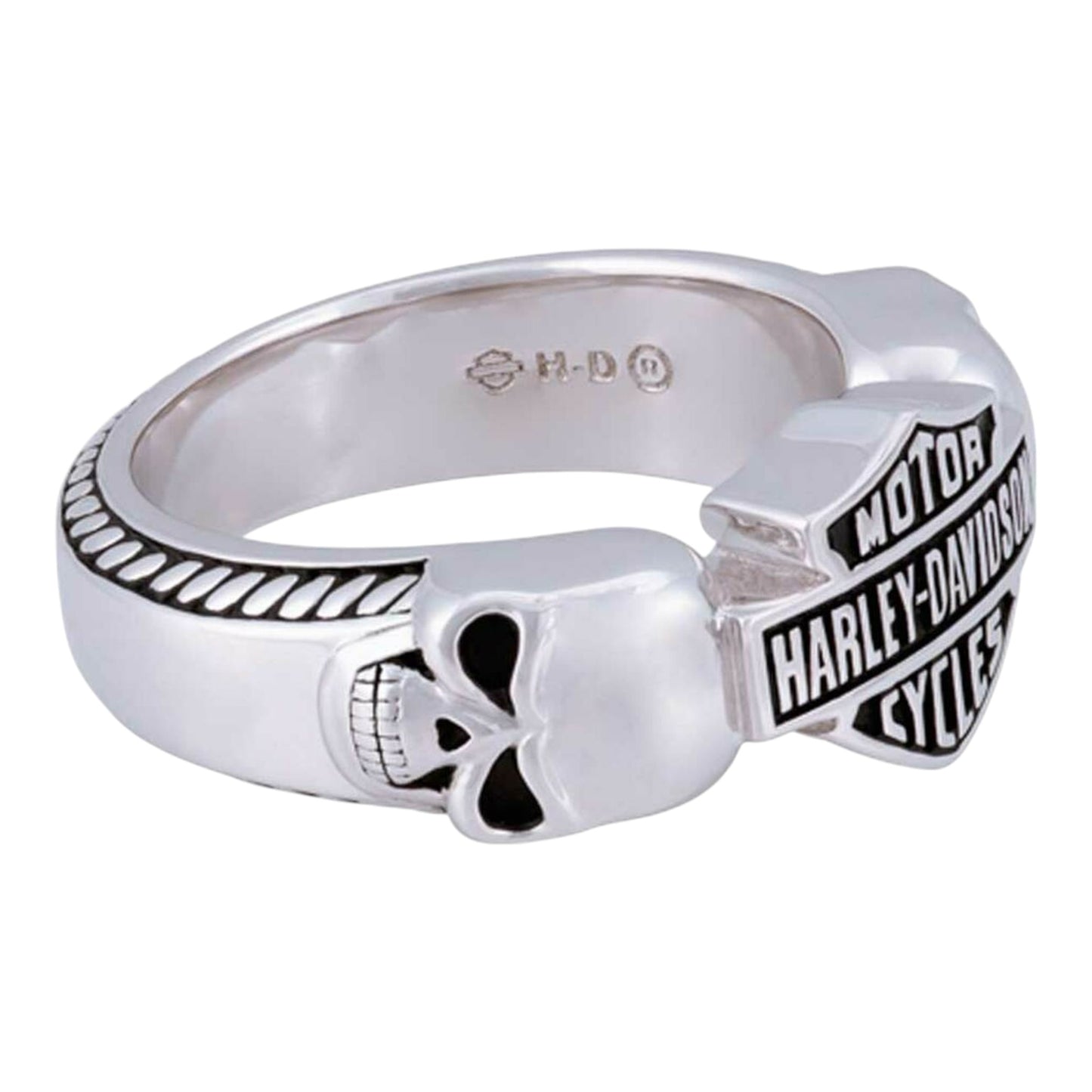 WICKED SKULL & B&S RING