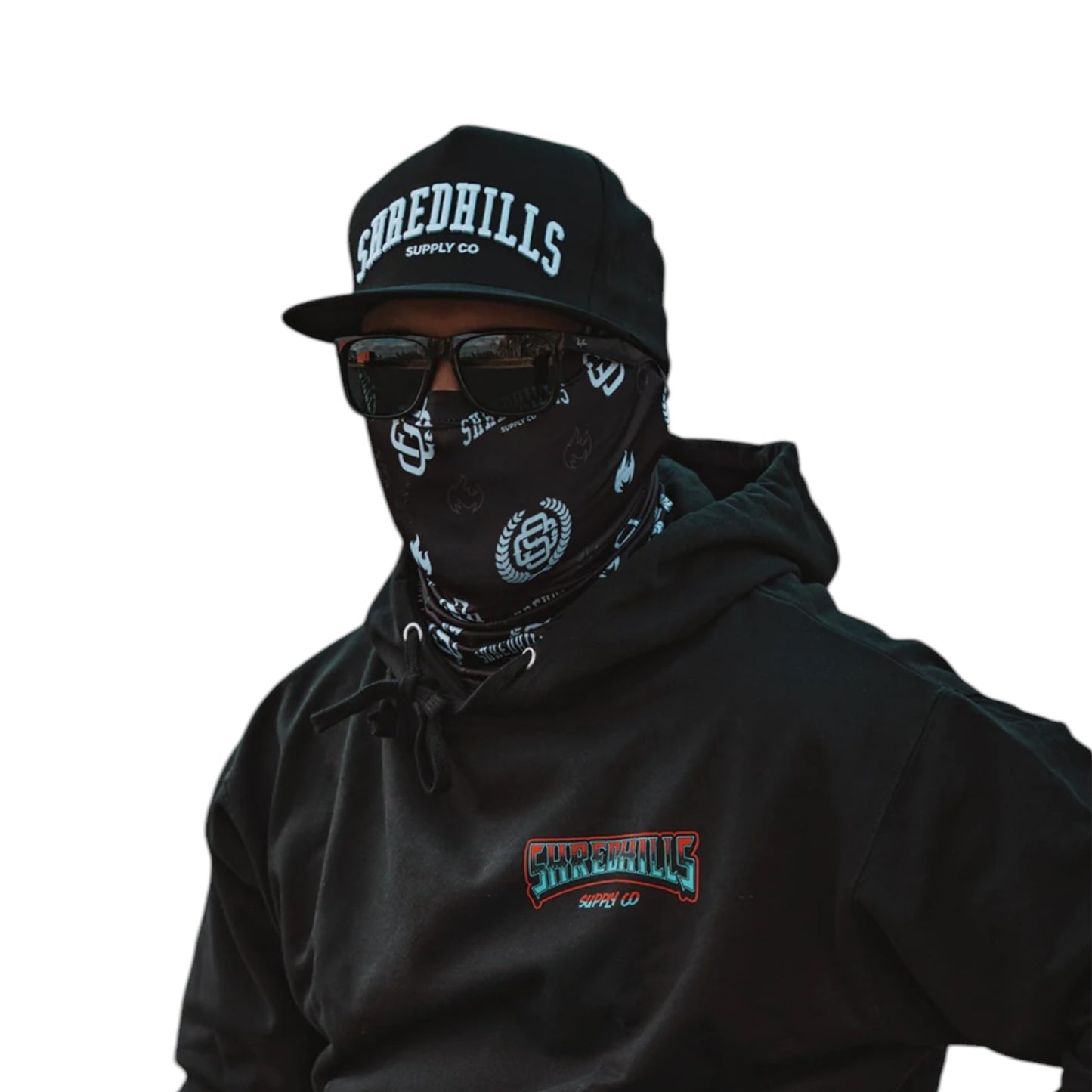 SHREDHILLS PATTERN LOGO - FACE SHIELD