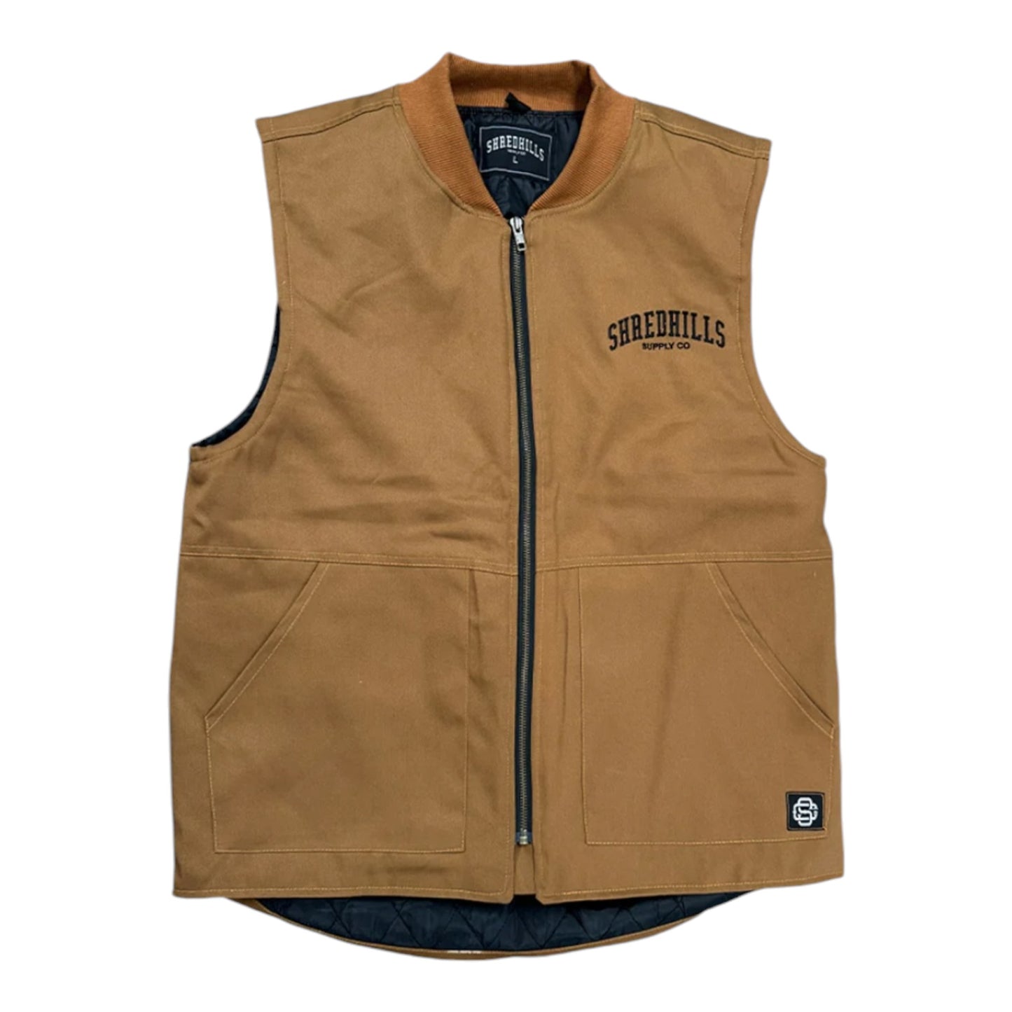 BROWN DENIM VEST