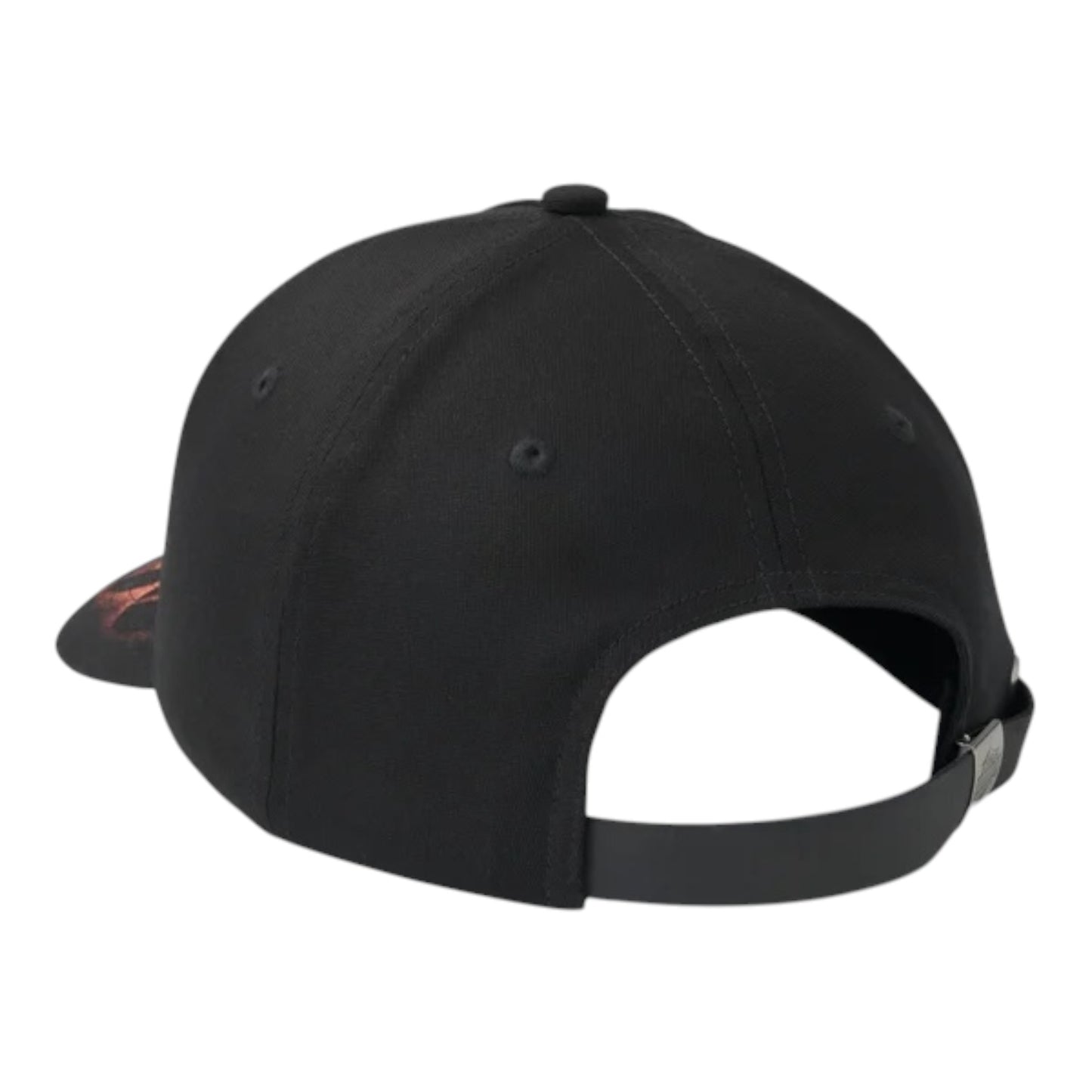 ORANGE FLAMES HAT - WOVEN BLK