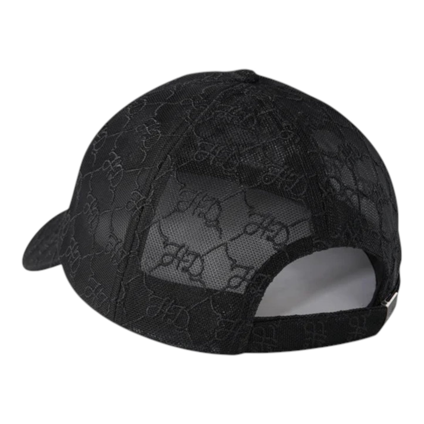 LACE HAT - WOVEN, BLACK