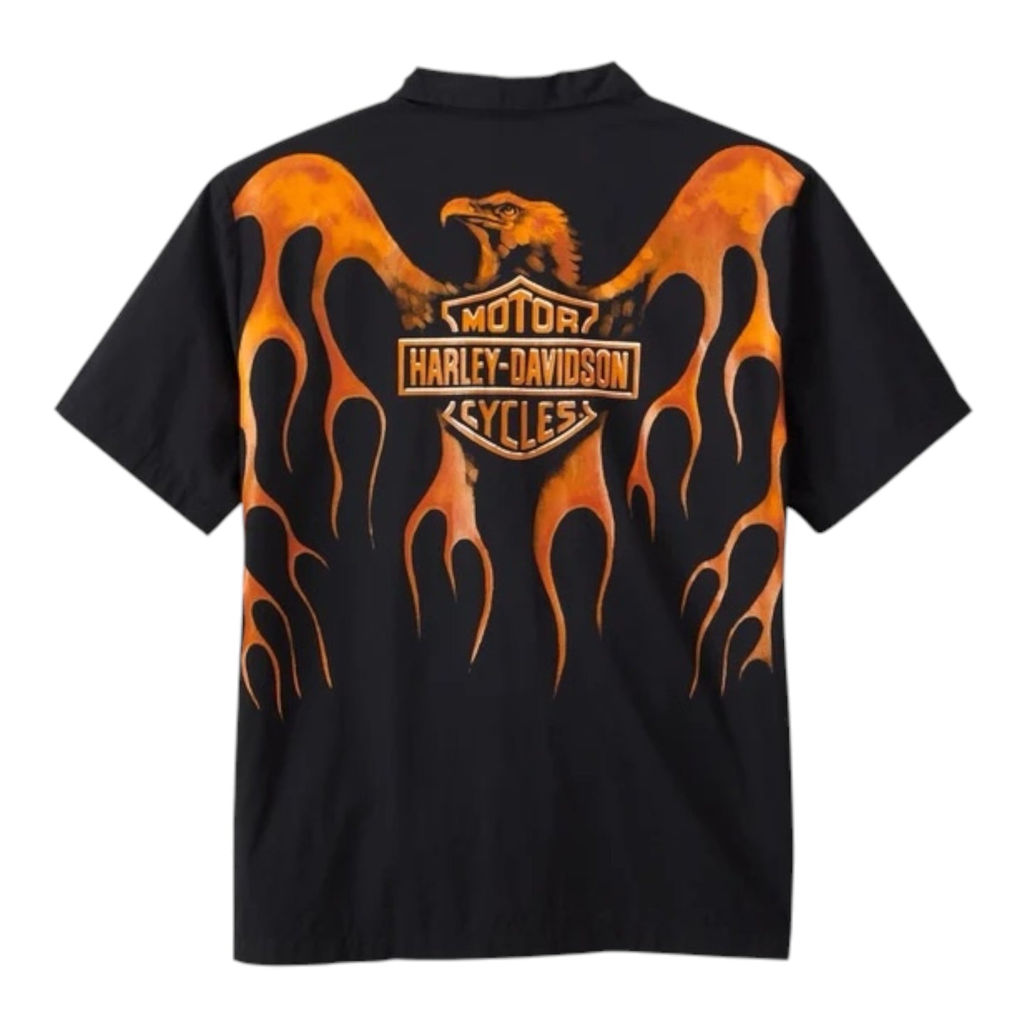 SHIRT-WOVEN, FLAME EAGLE