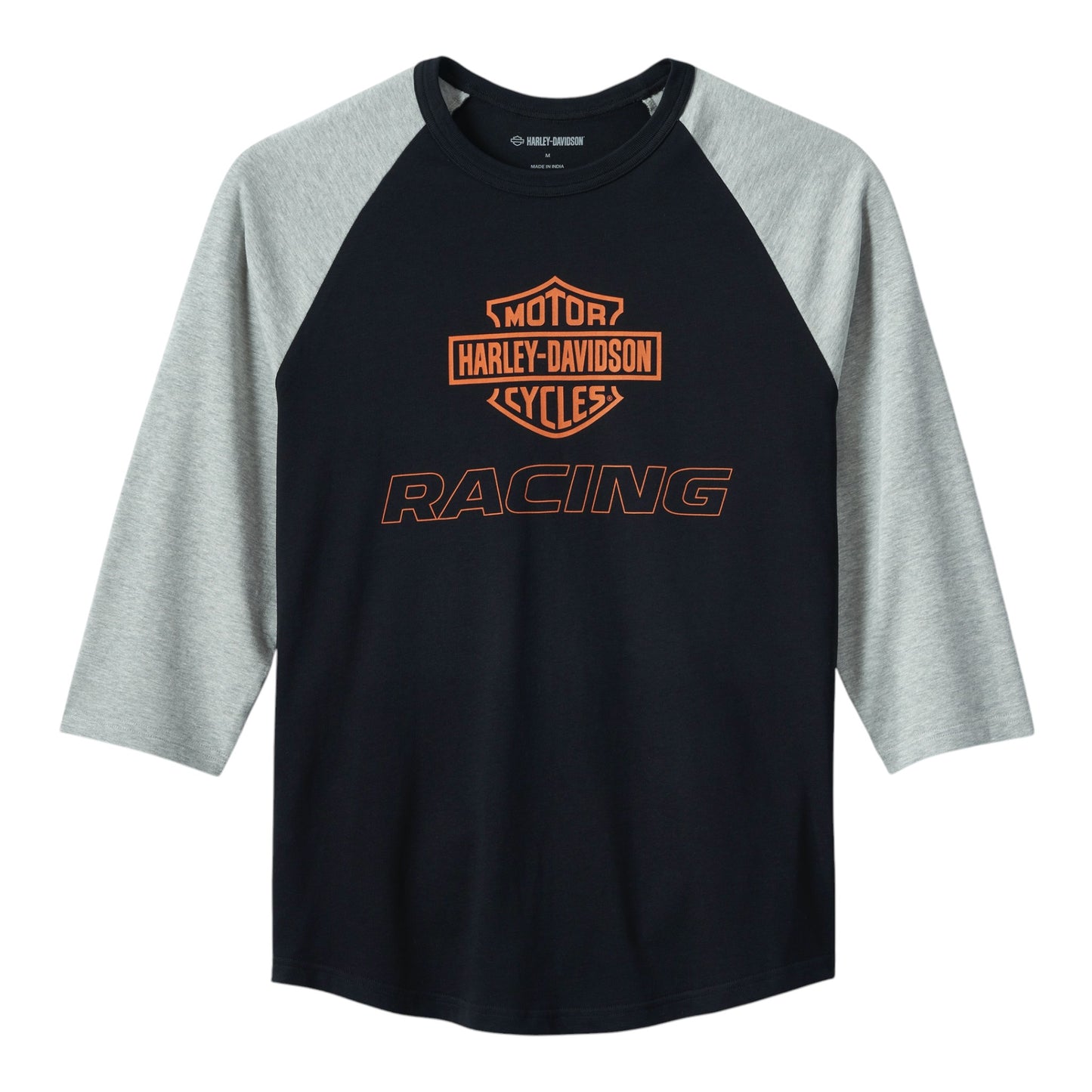 TEE-KNIT,COLORBLOCK BLACK RACING