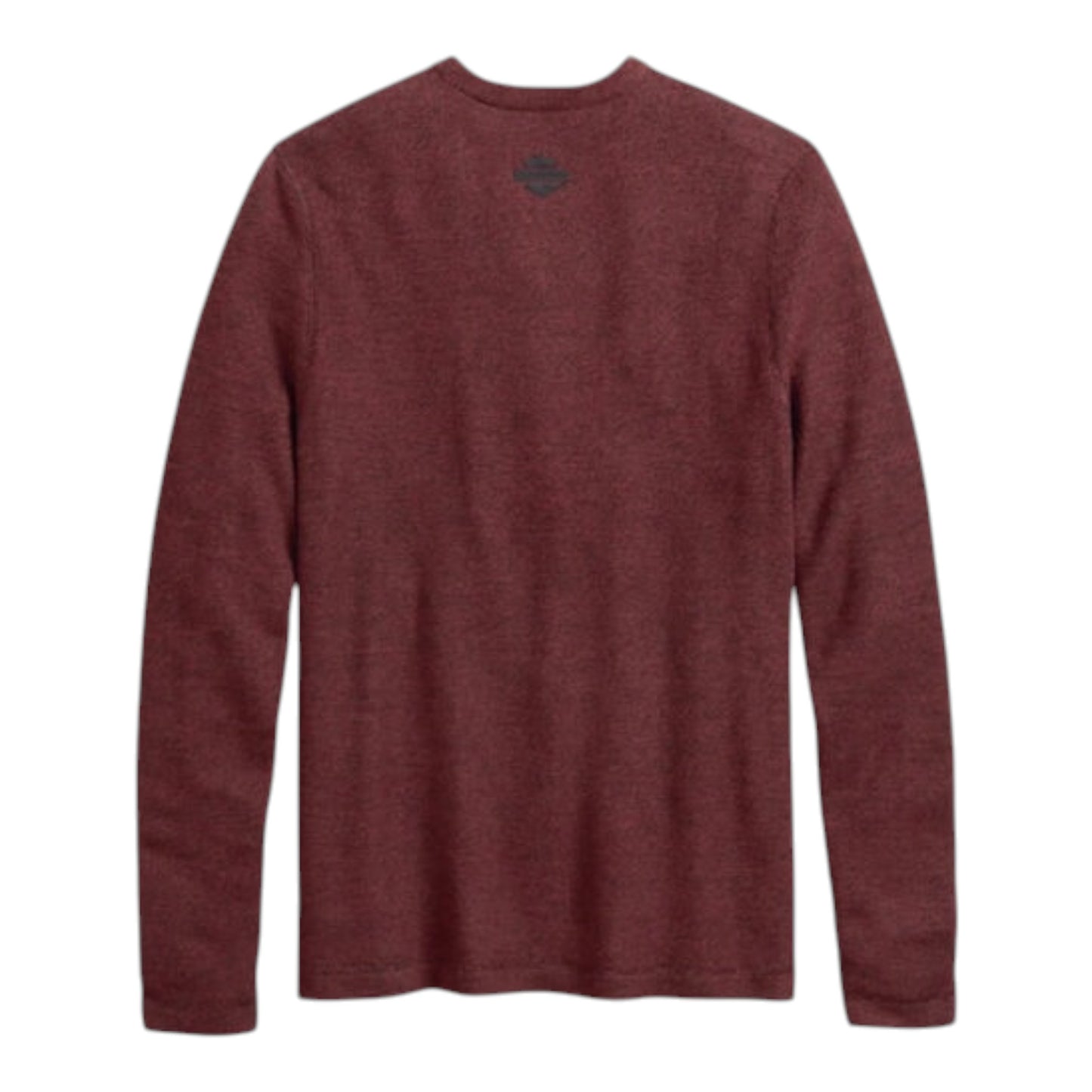 SWEATER-CIRCLE LOGO, L/S, BURGUNDY