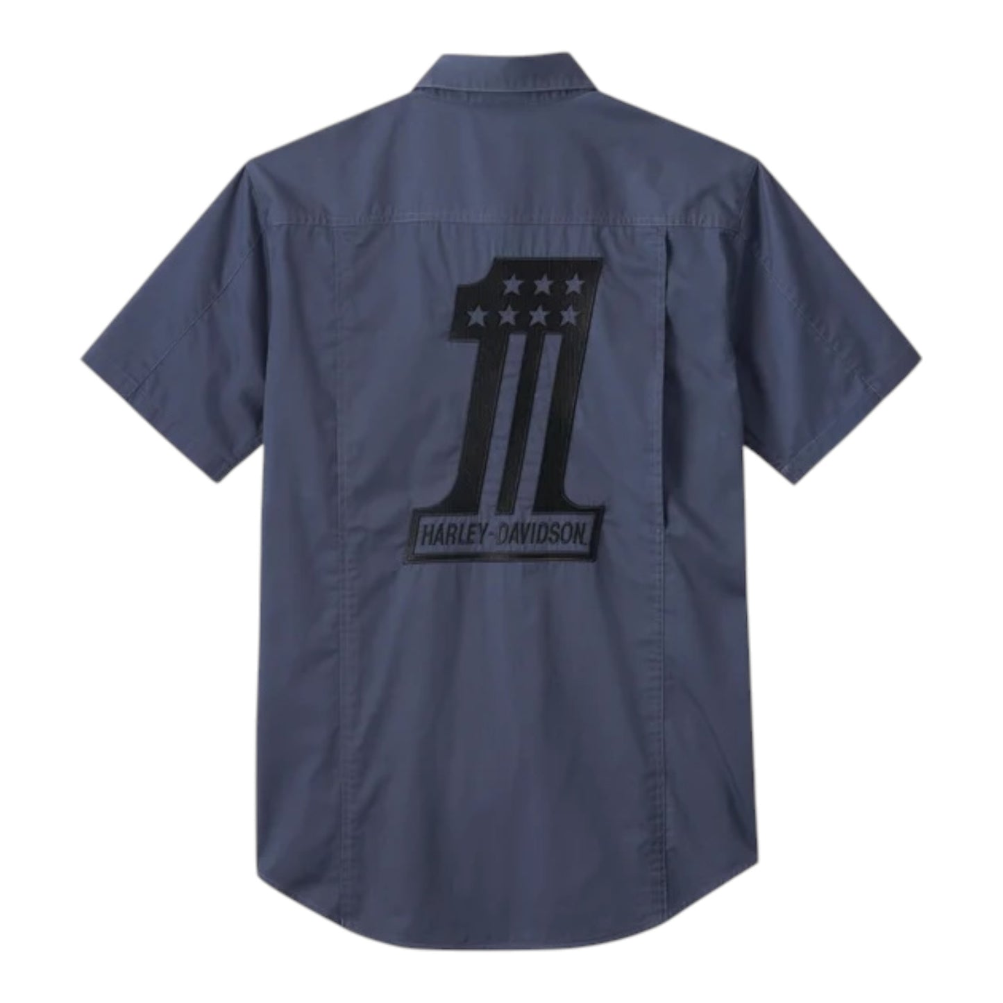 SHIRT-WOVEN, DARK BLUE #1