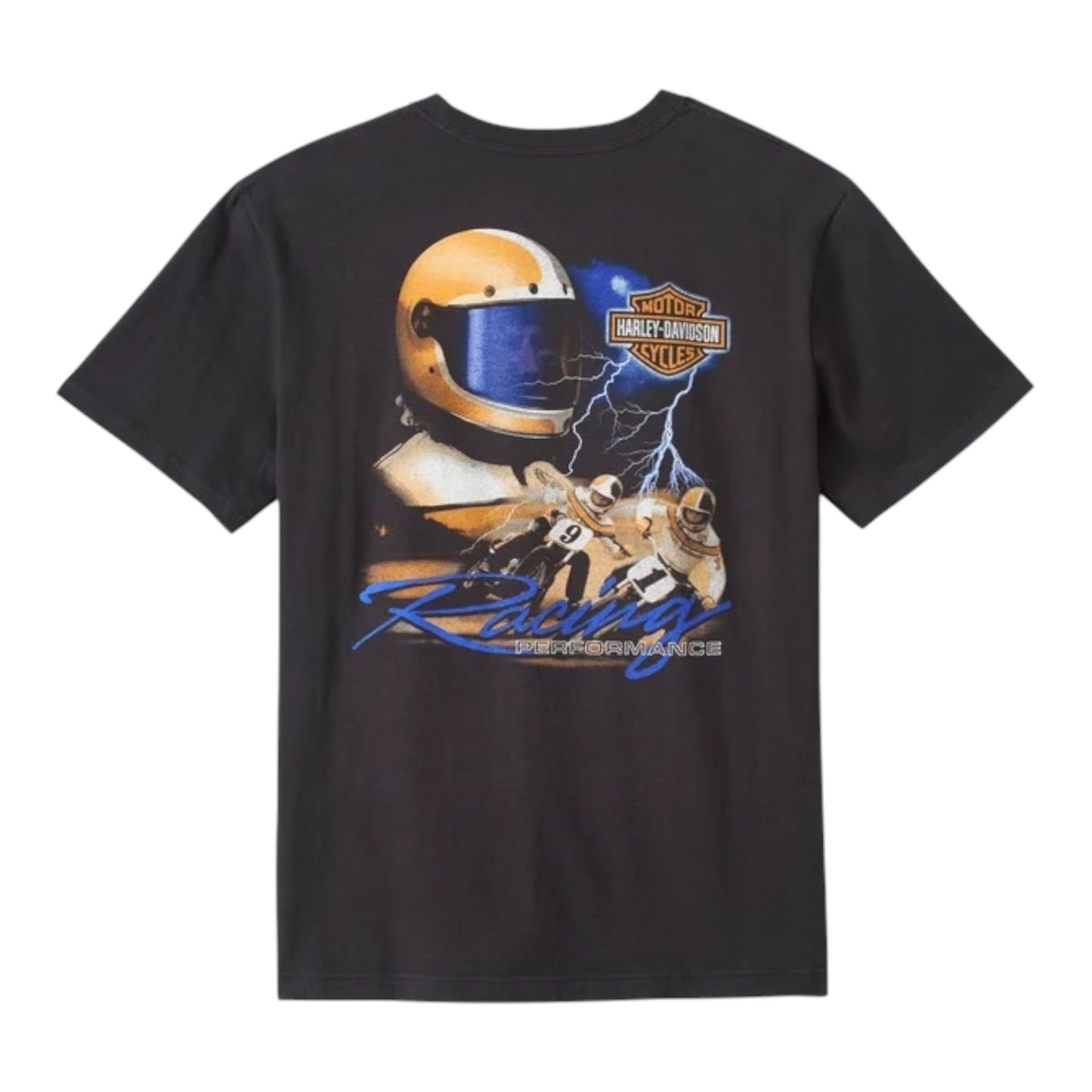 TEE-KNIT, BLACK/BLUE B&S