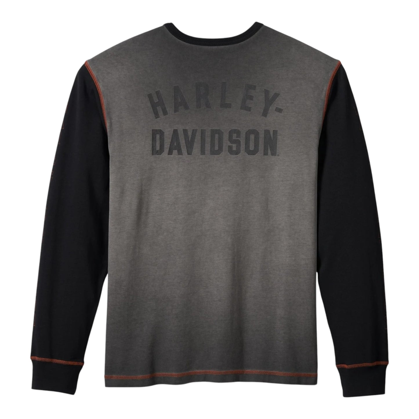 HENLEY-KNIT,GREY COLORBLOCK