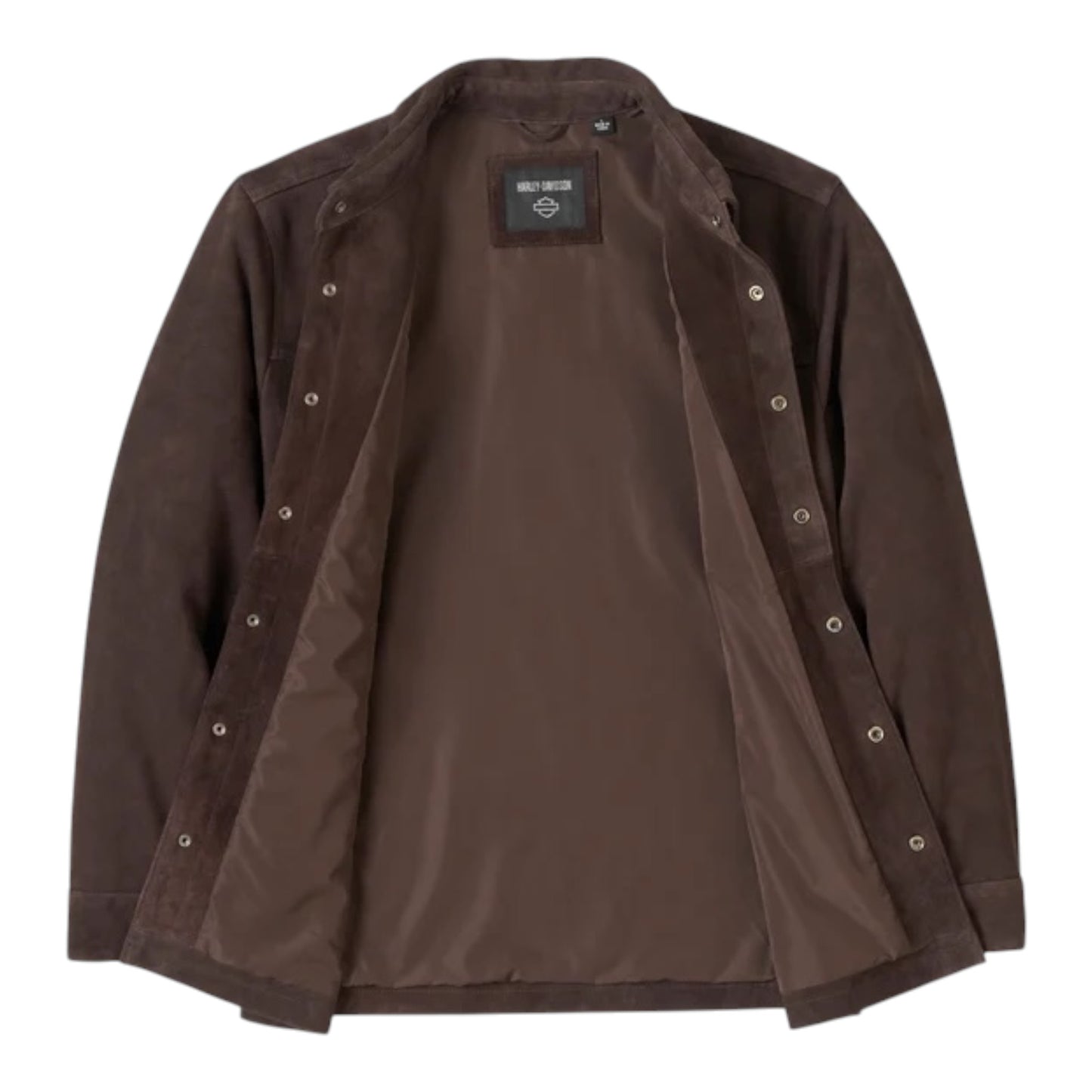 JACKET-SUEDE, DARK BROWN