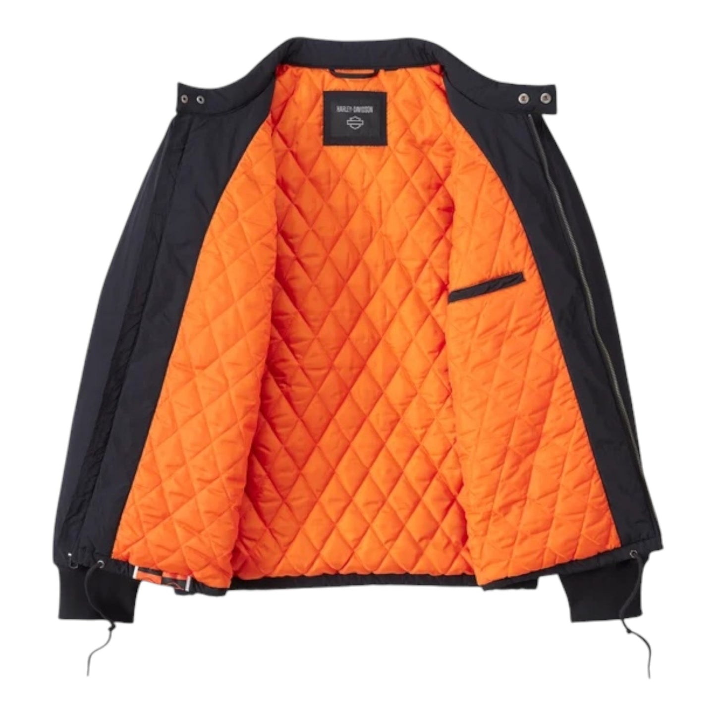 JACKET-RACING BOMBER, BLACK