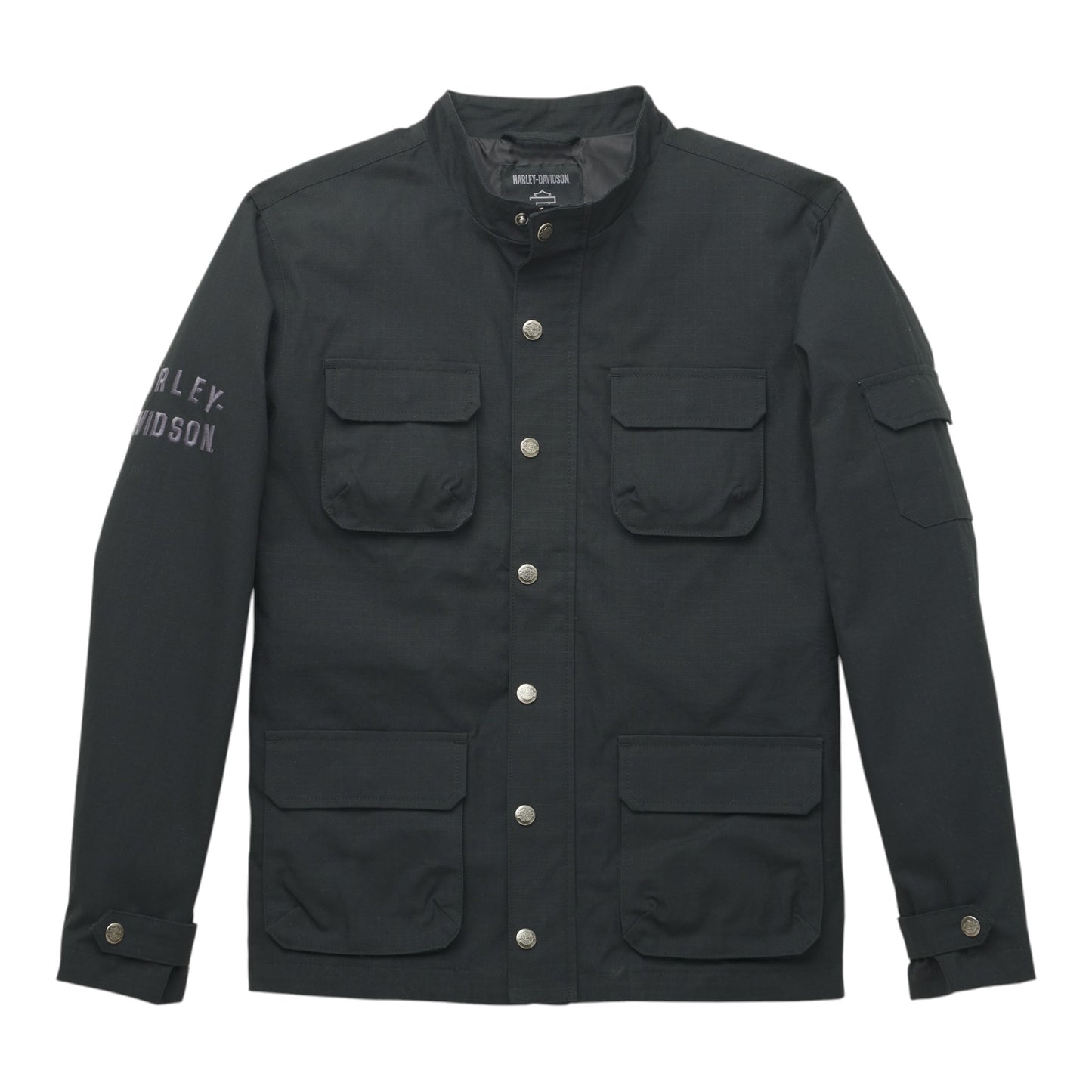 JACKET-WOVEN-BLK