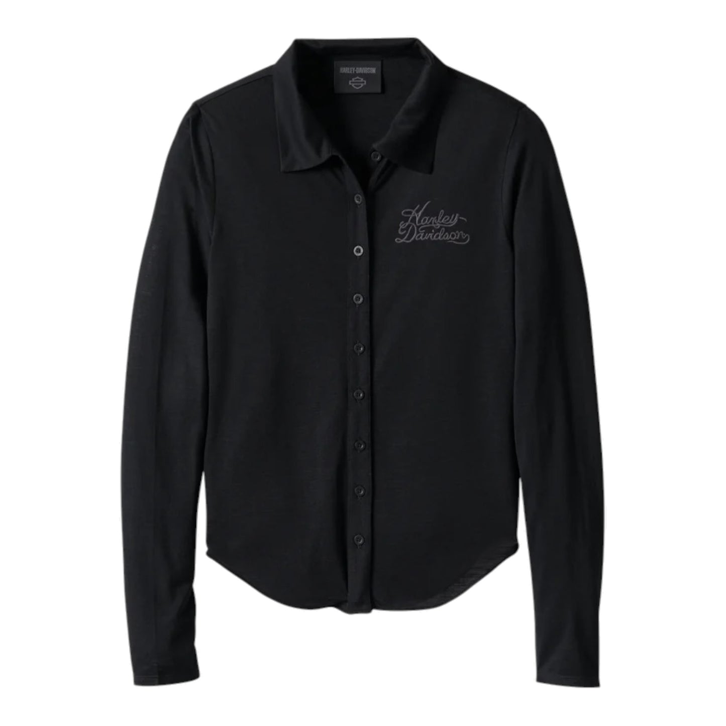 TOP-KNIT,BLACK - BLISTERING LONG SLEEVE