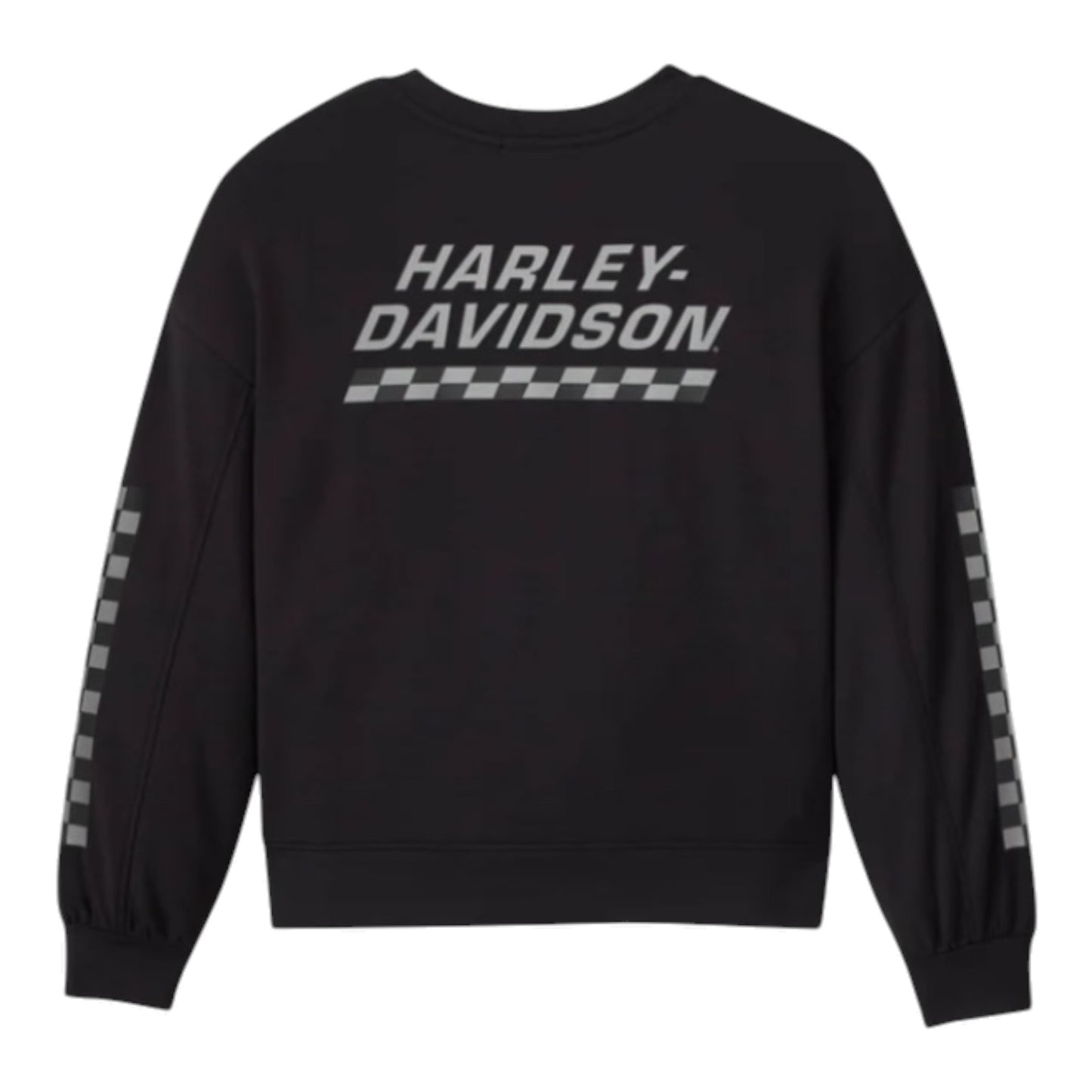 SWEATSHIRT-KNIT,BLACK/REFLECTIVE