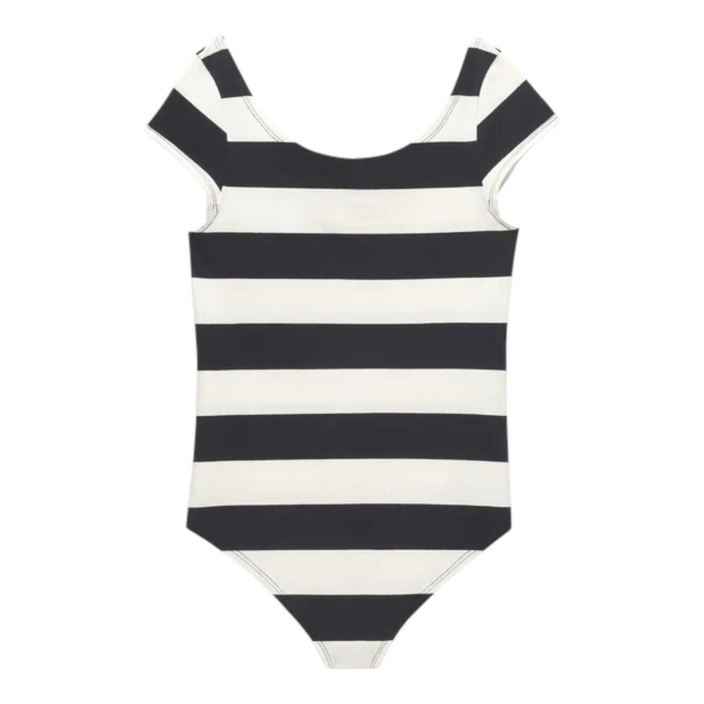 BODYSUIT-KNIT,STRIPE BLACK/WHITE