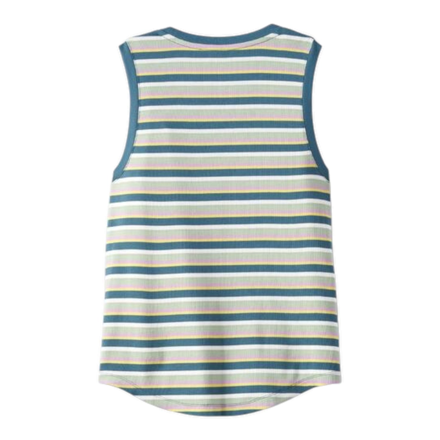 TANK-KNIT,GREEN STRIPE