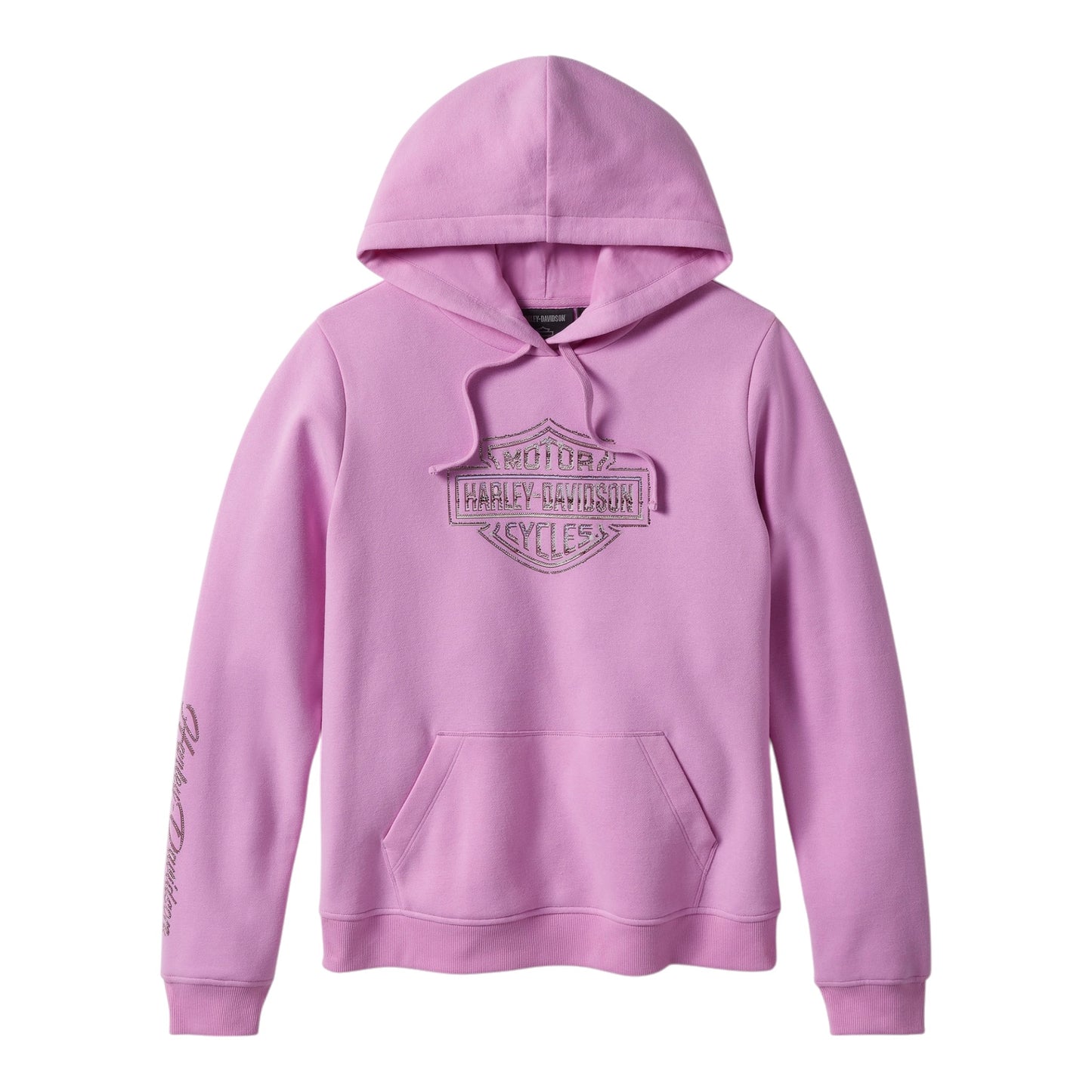 ESSENTIAL BLING FLEECE HOODIE - LIGHT PURPLE