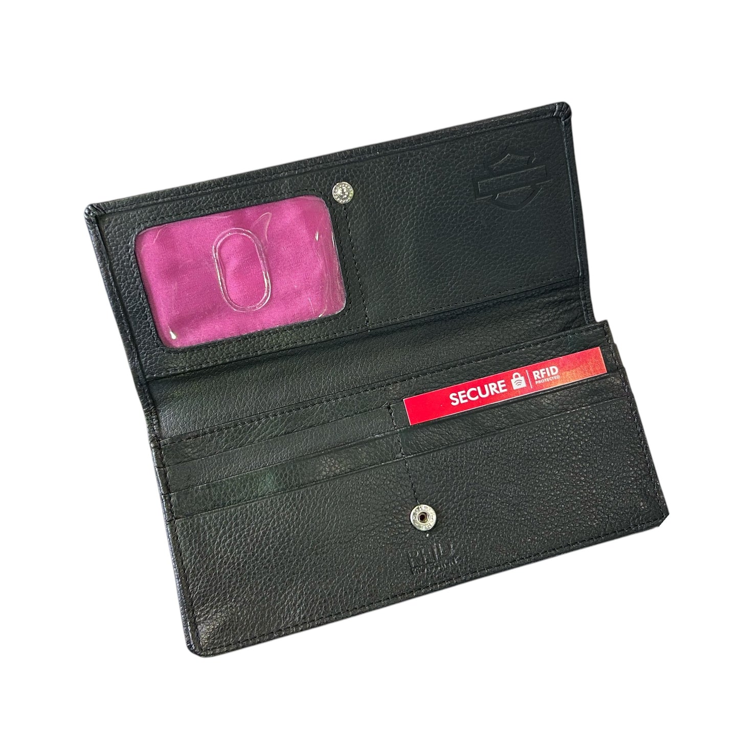 LEATHER BIFOLD CLUTCH / RFID PROTECTED