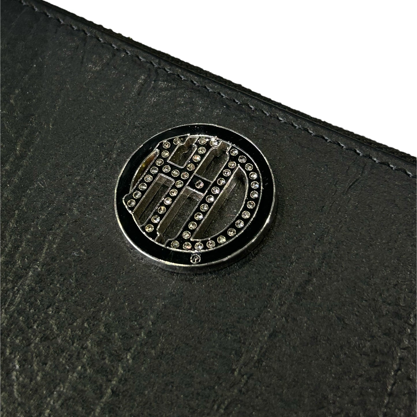 H-D CRYSTAL 7'' ZIP AROUND WALLET