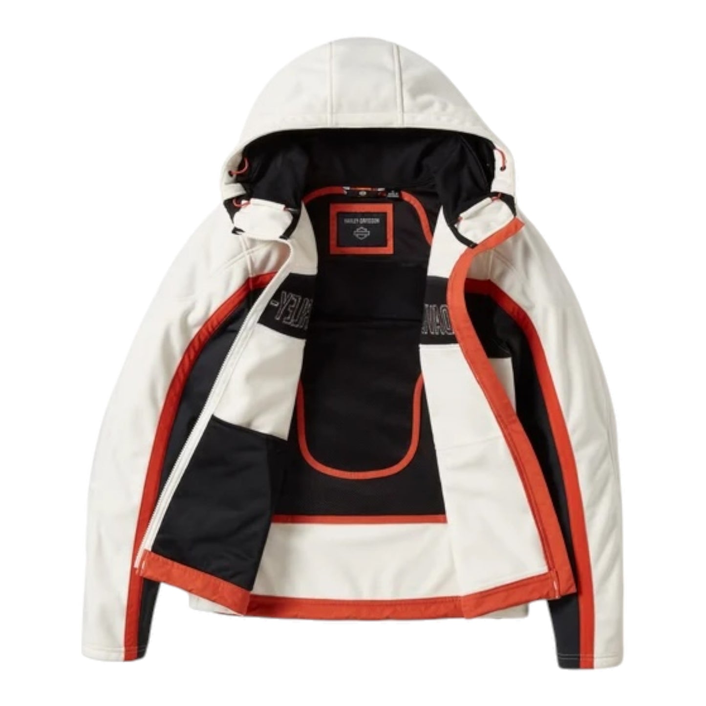 H-D TRENTON DEFLECTOR 2.0 HOODED RIDING FLEECE - COLORBLOCK
