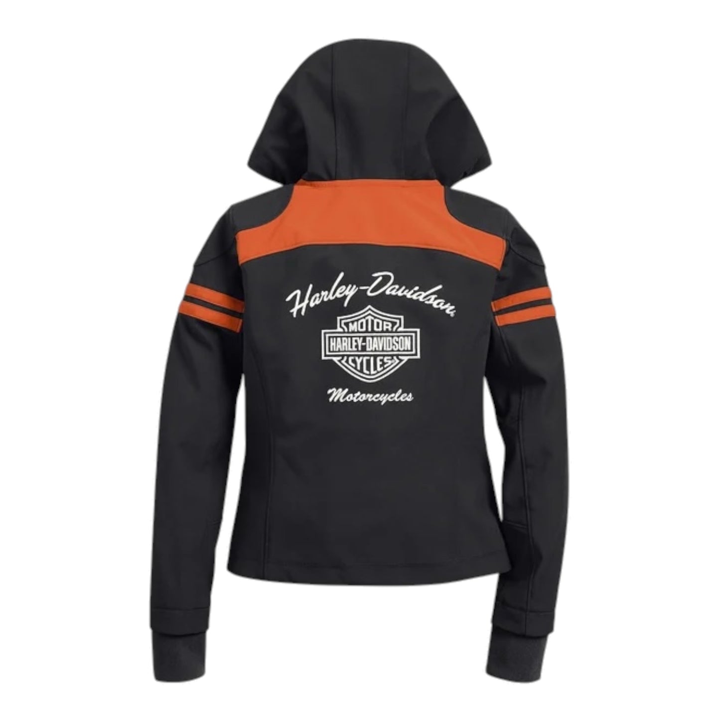 WOMEN'S MISS ENTHUSIAST SOFT SHELL JACKET - BLACK/ORANGE