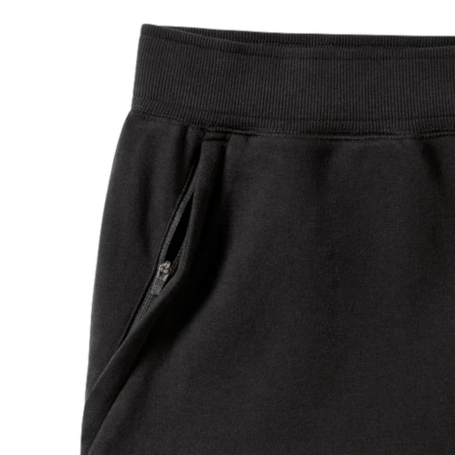 ESSENTIAL FLEECE CARGO SHORTS - BLACK