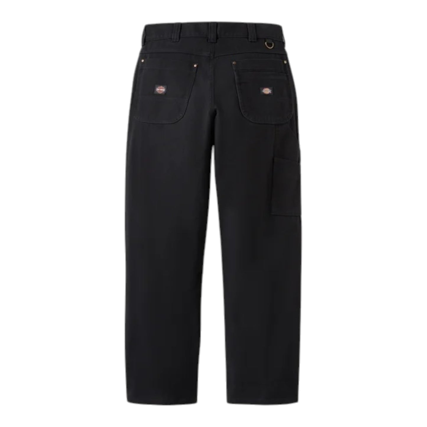 DICKIES X HARLEY-DAVIDSON FLEX FIT DOUBLE POCKET CARPENTER PANTS - BLACK