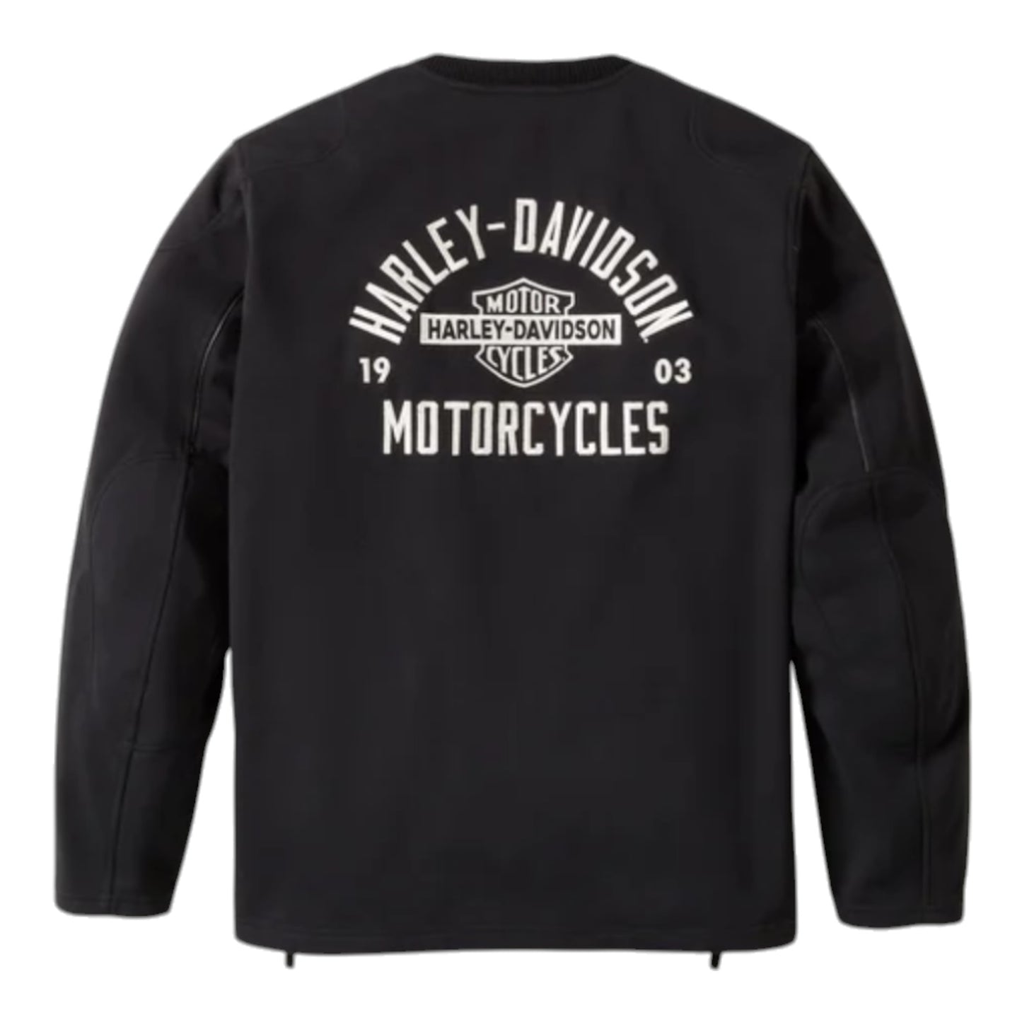 H-D DEFLECTOR RIDING FLEECE - BLACK