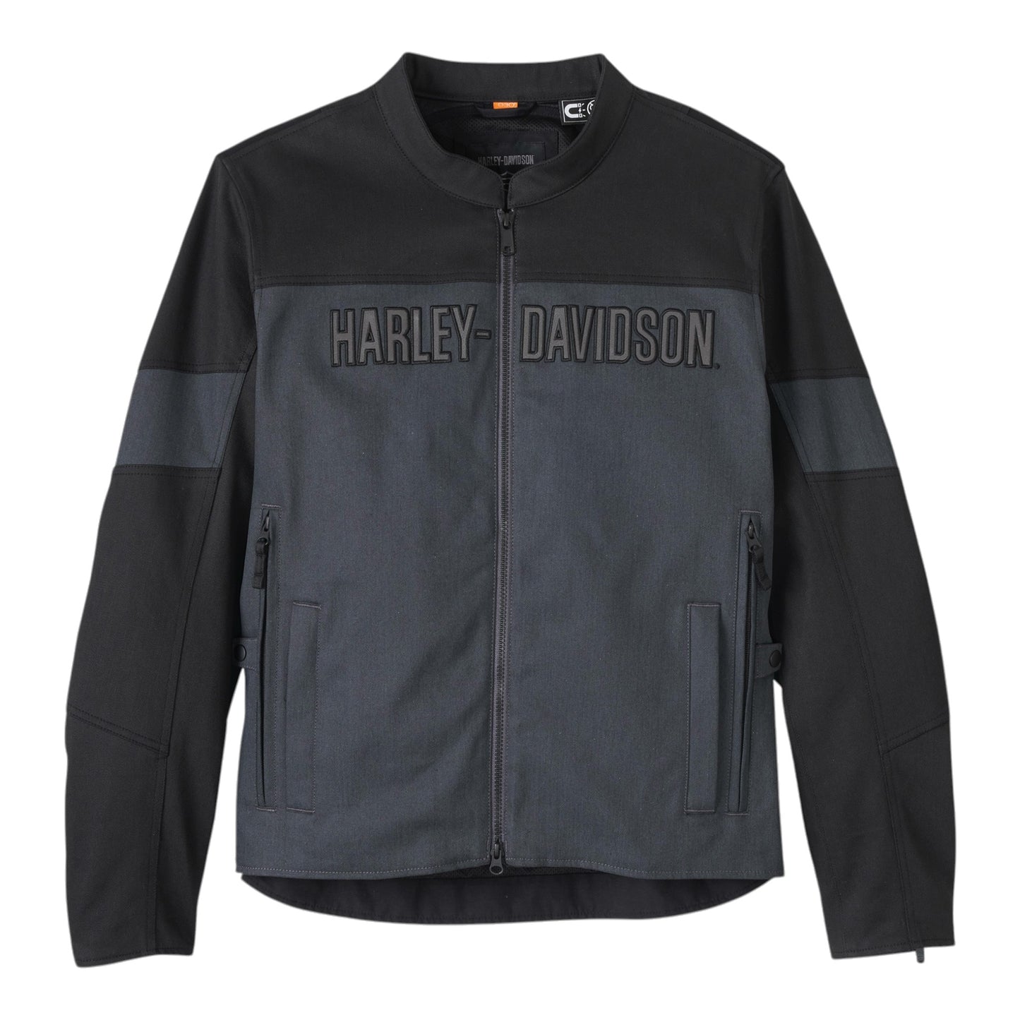 WILLIE G SKULL GRAPHIC TRIPLE VENT SYSTEM 2.0 RIDING JACKET - DARK GREY/BLACK