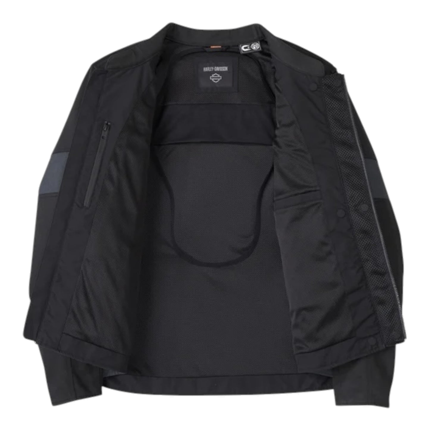 WILLIE G SKULL GRAPHIC TRIPLE VENT SYSTEM 2.0 RIDING JACKET - DARK GREY/BLACK