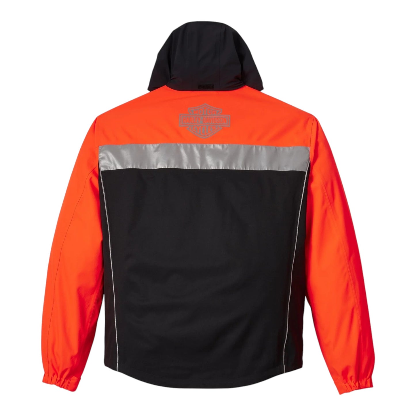 MEN'S FULL SPEED II WATERPROOF RAIN JACKET - BLACK/ORANGE/REFLECTIVE
