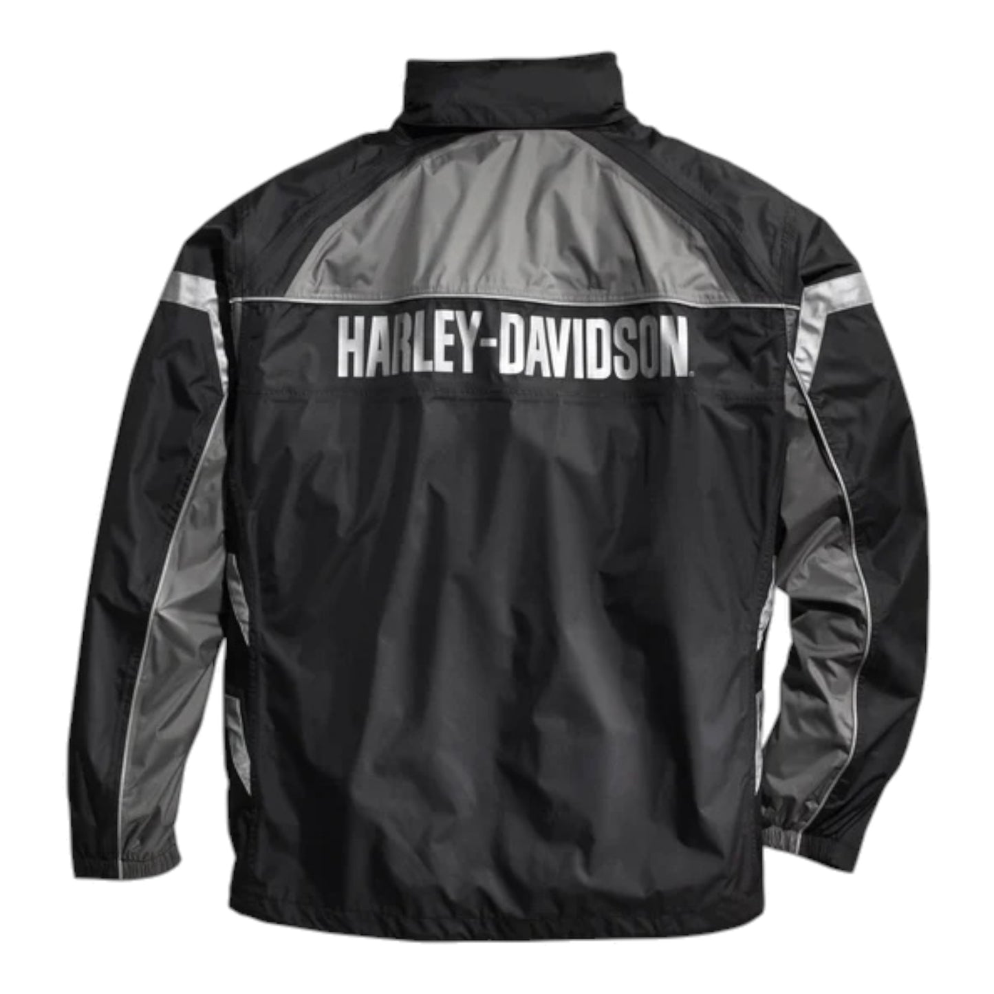 FULL SPEED REFLECTIVE RAINSUIT - BLACK/REFLECTIVE