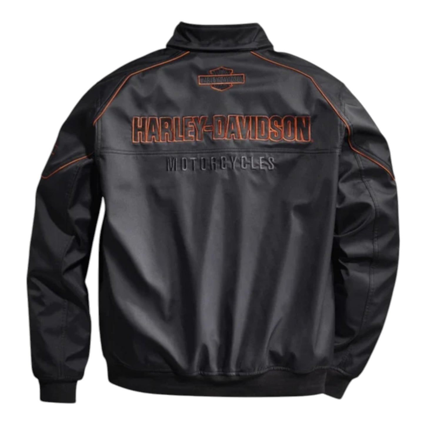 MEN'S IDYLL SOFT SHELL JACKET - BLACK/ORANGE