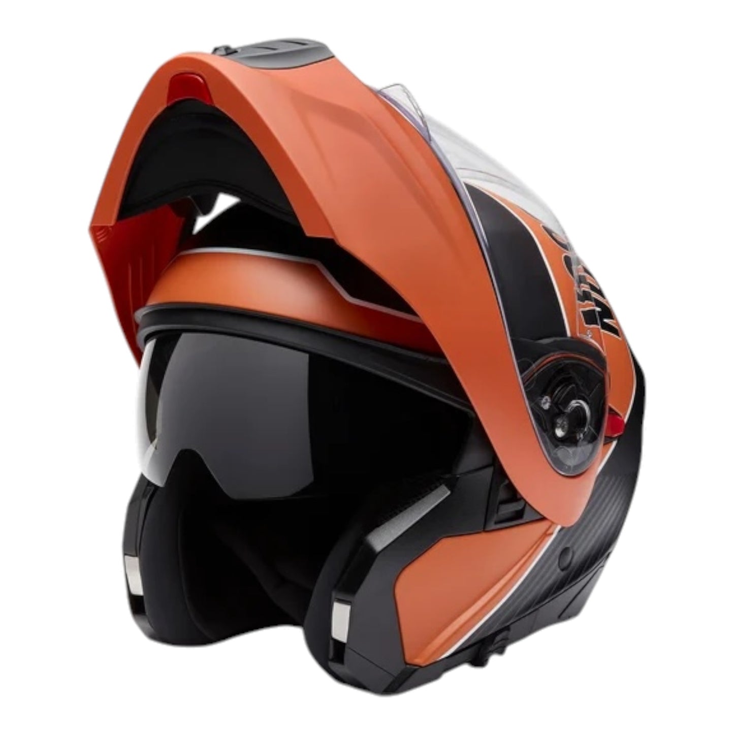 HELMET-EVO, DOT, BLK-ORG