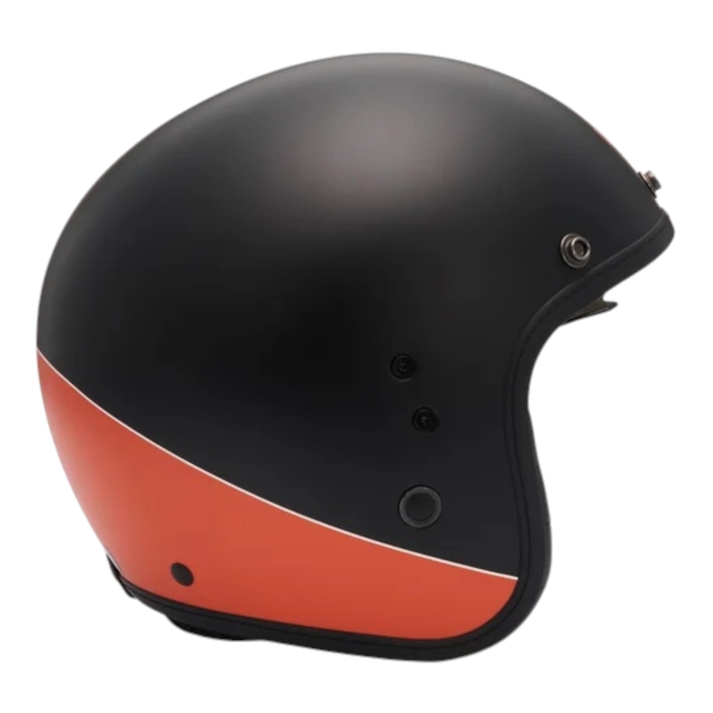 H-D VICTORY X14 SUN SHIELD 3/4 HELMET - BLACK/ORANGE