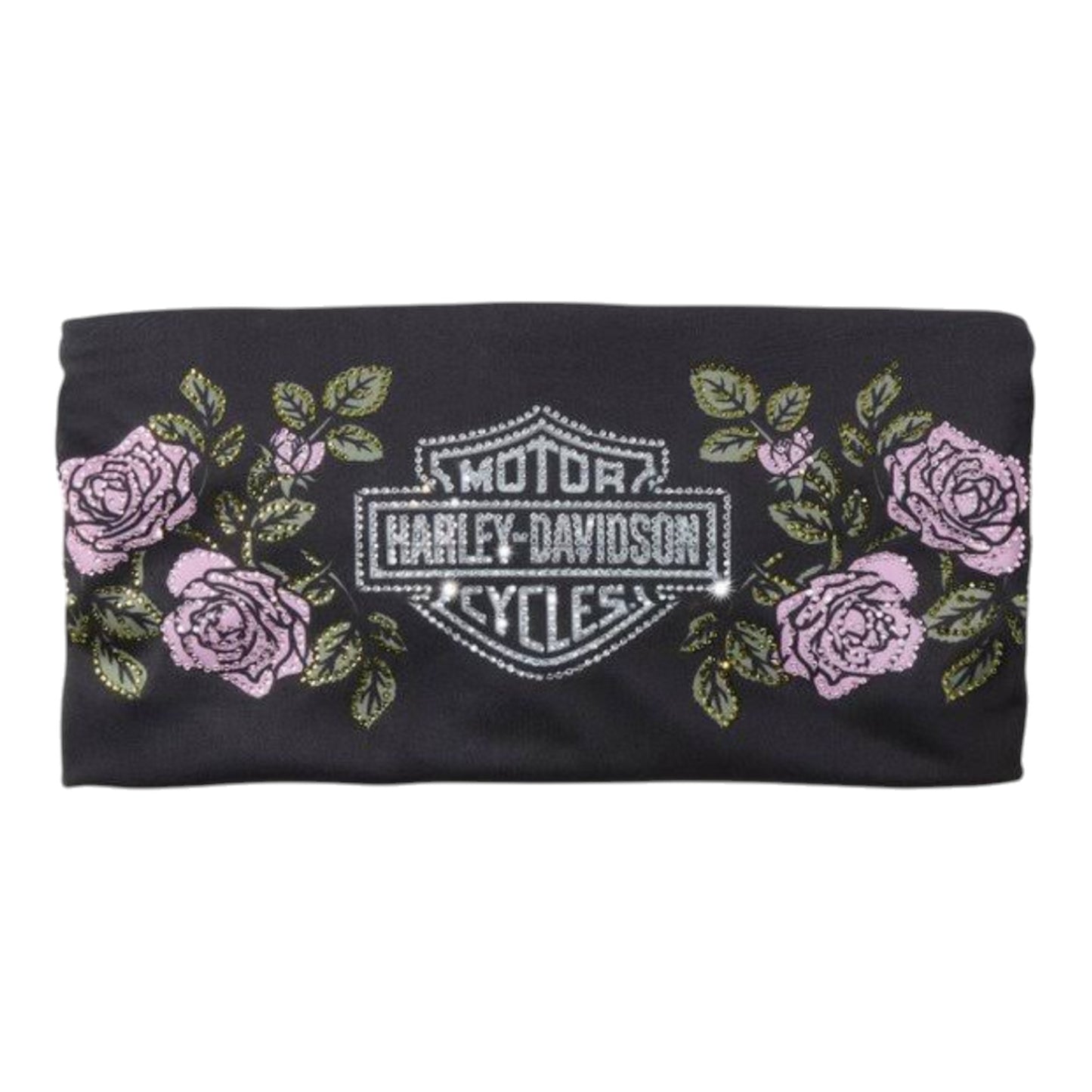 ROSE & THORN BLING HEADBAND - BLACK