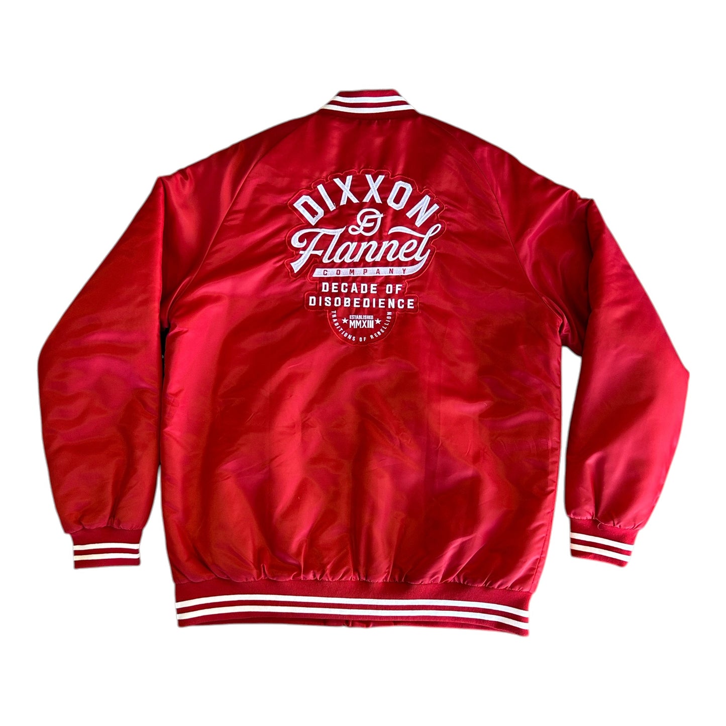 RED PASTIME VARSITY JACKET - DIXXON