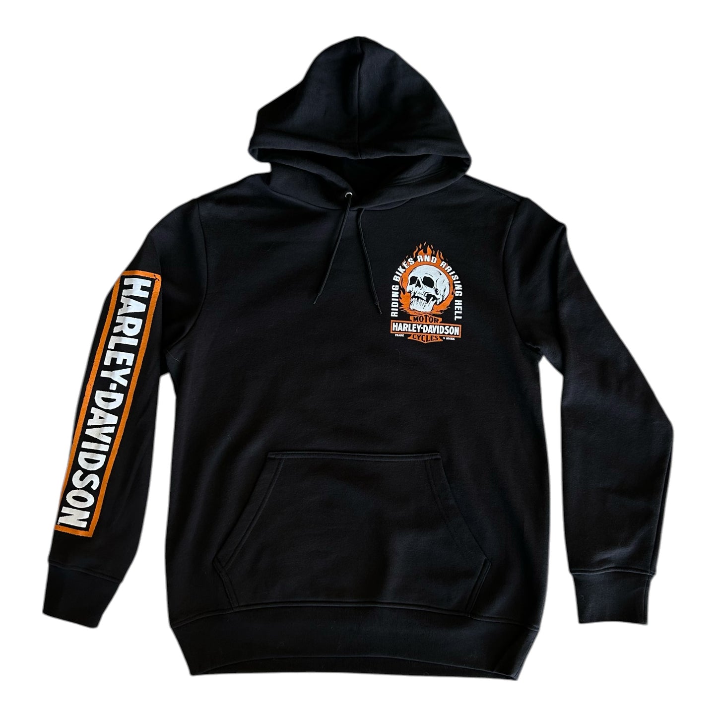 FLAMES SKULL HOODIE