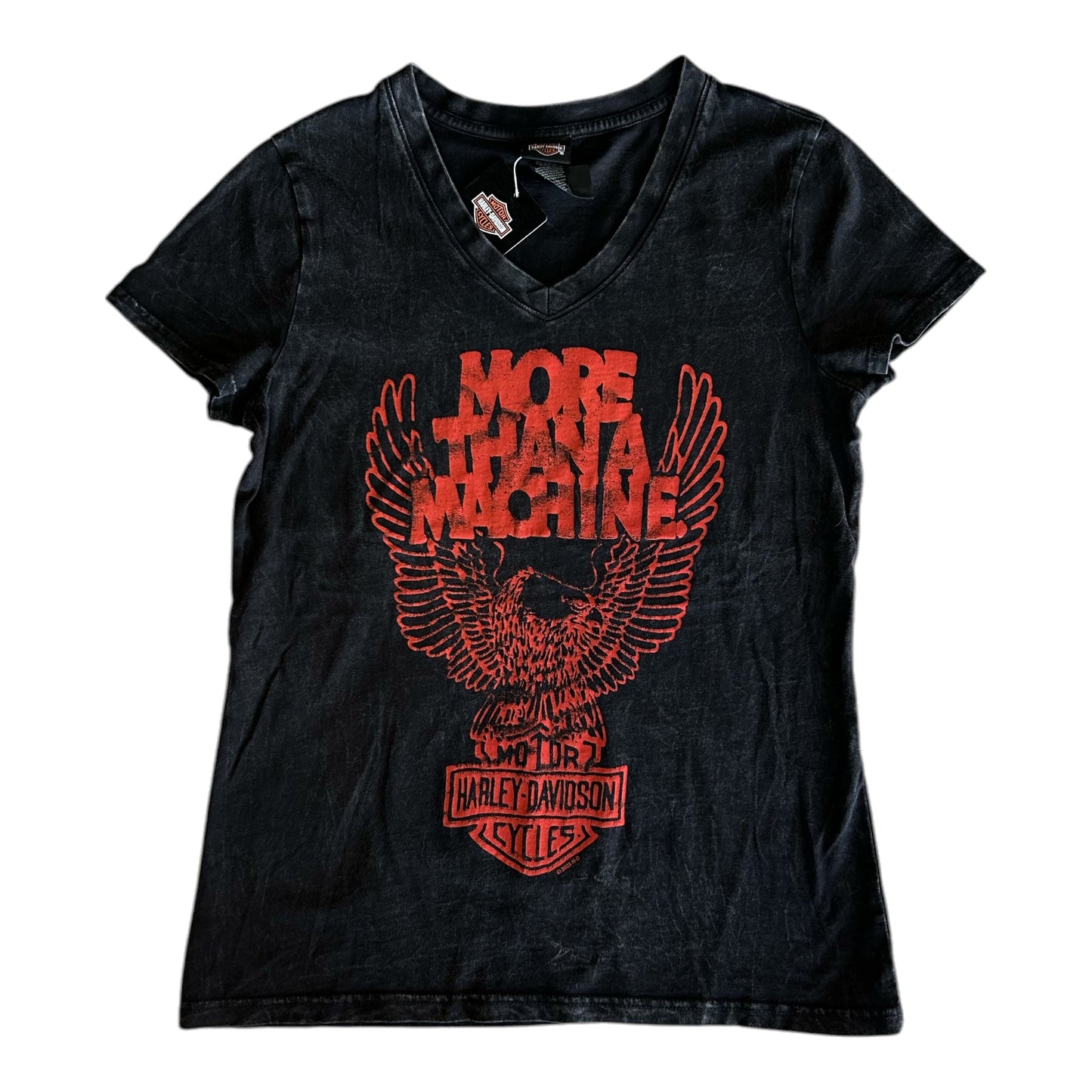 MORE THAN A MACHINE DYED V-NECK TEE