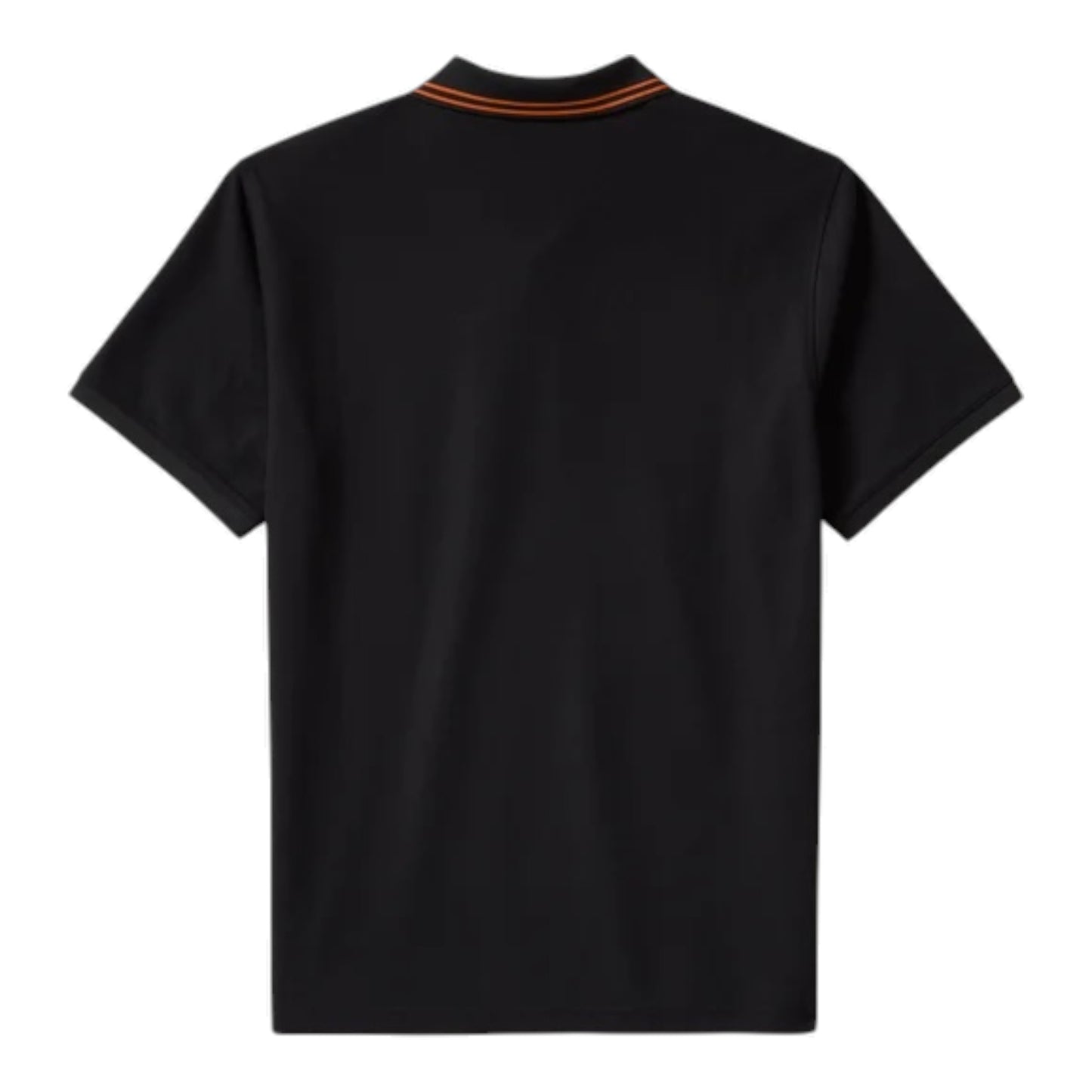 B&S SOLID PIQUE POLO - BLACK