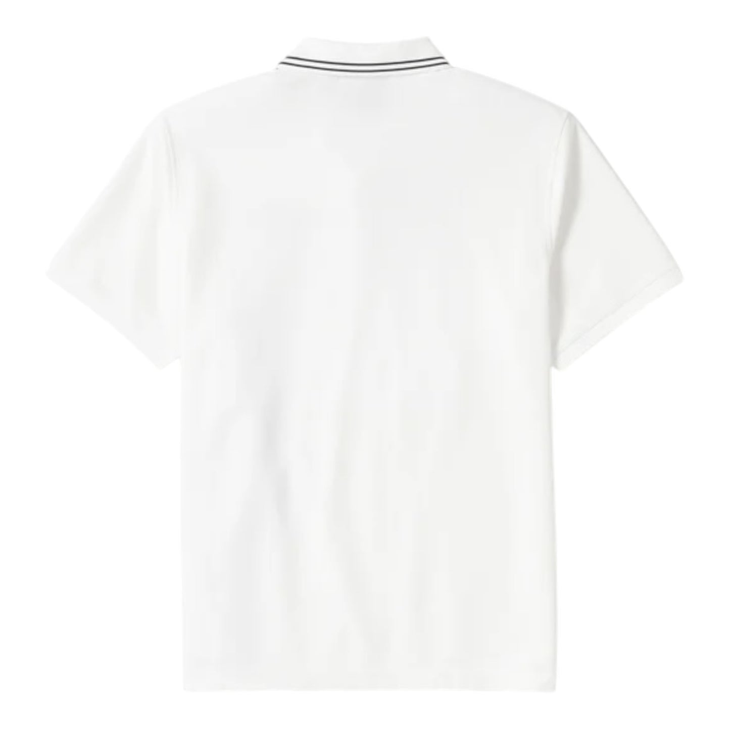 B&S SOLID PIQUE POLO - WHITE