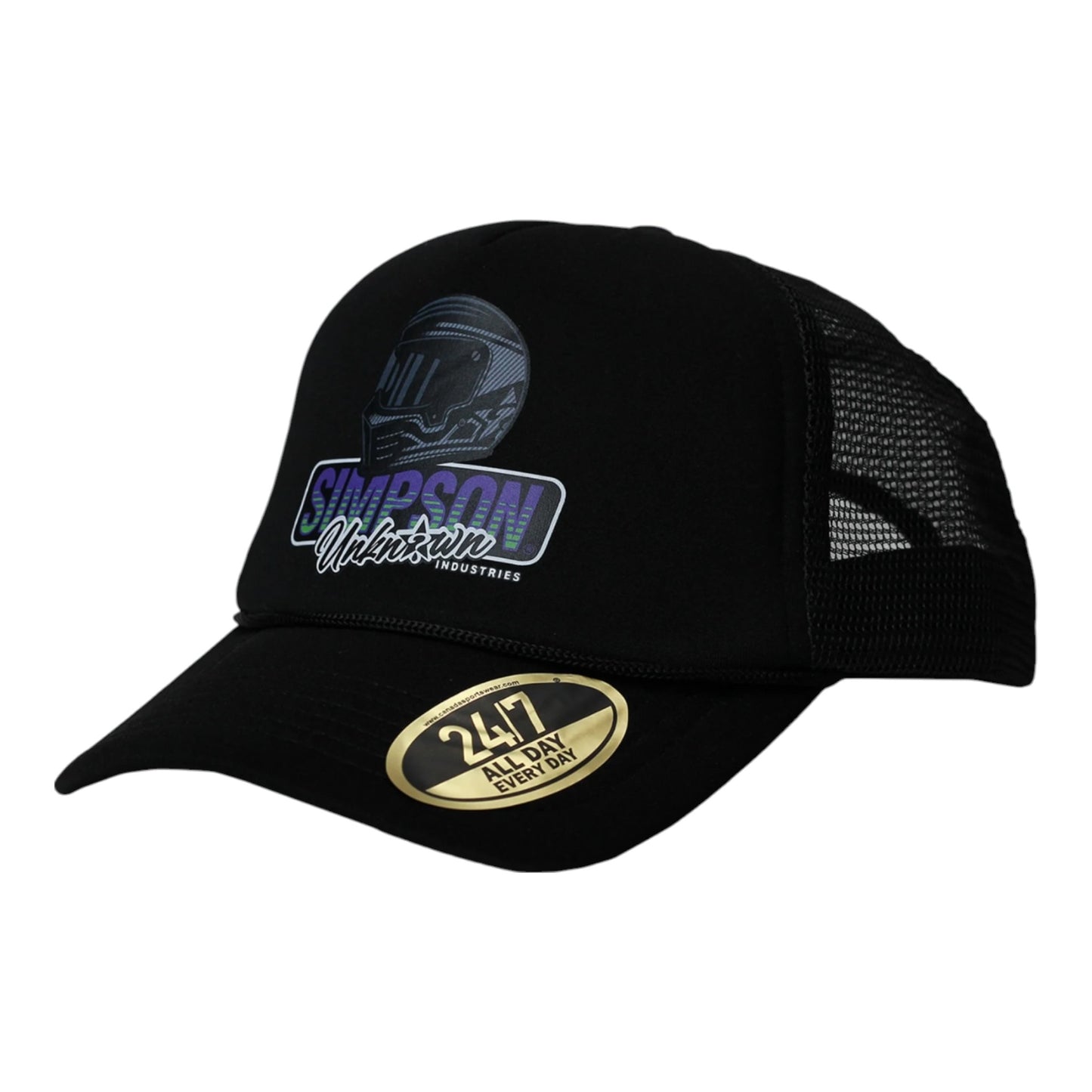 UNKNOWN INDUSTRIES LOGO TRUCKER HAT