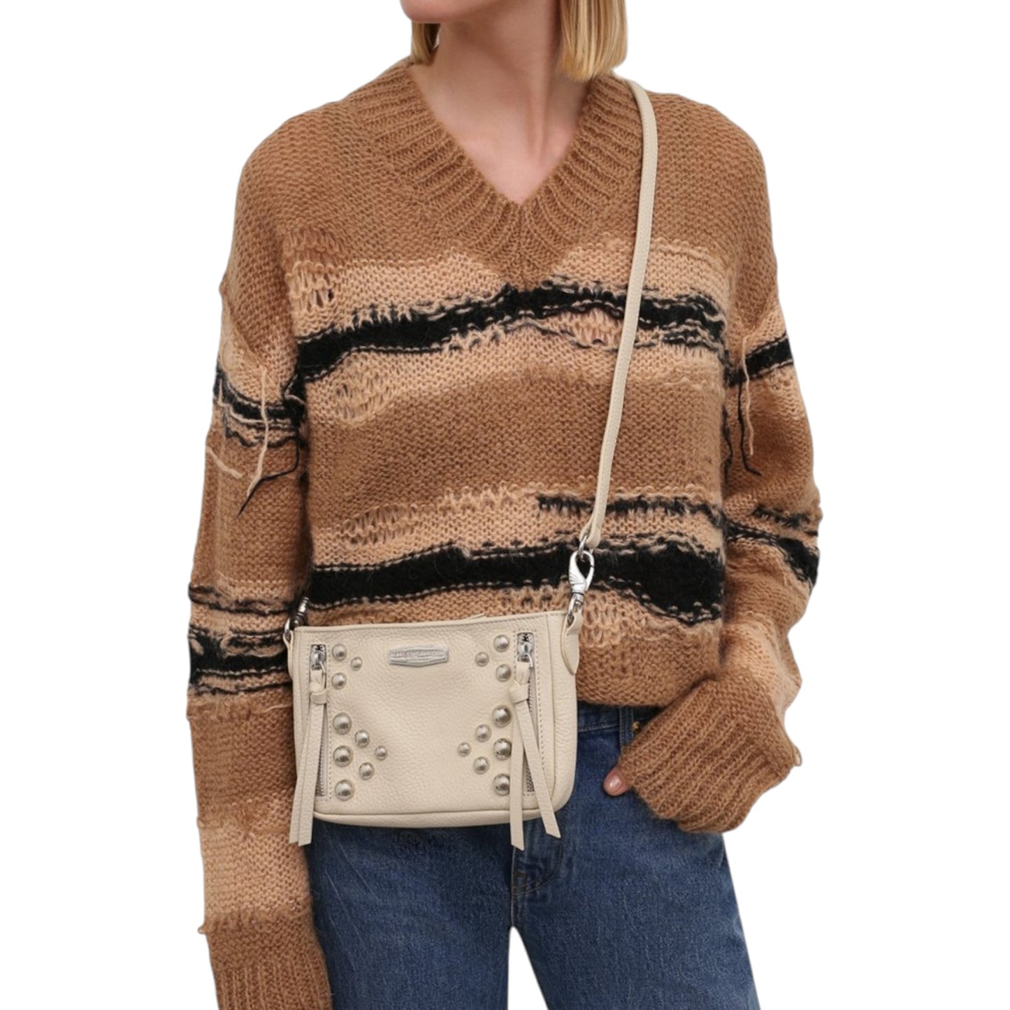 HEAVY METAL HIP BAG - CREAM