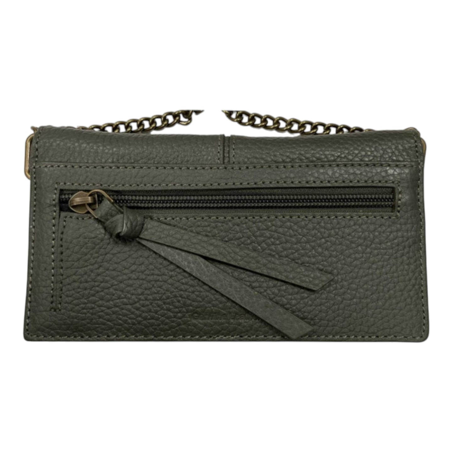 MIDNIGHT RIDER BIFOLD CLUTCH - OLIVE GREEN