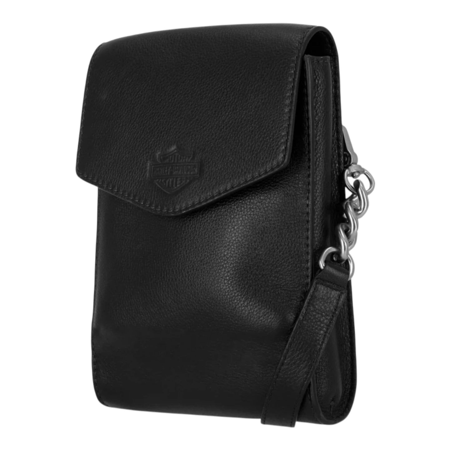 ICONIC B&S CHAIN HIP BAG - BLACK