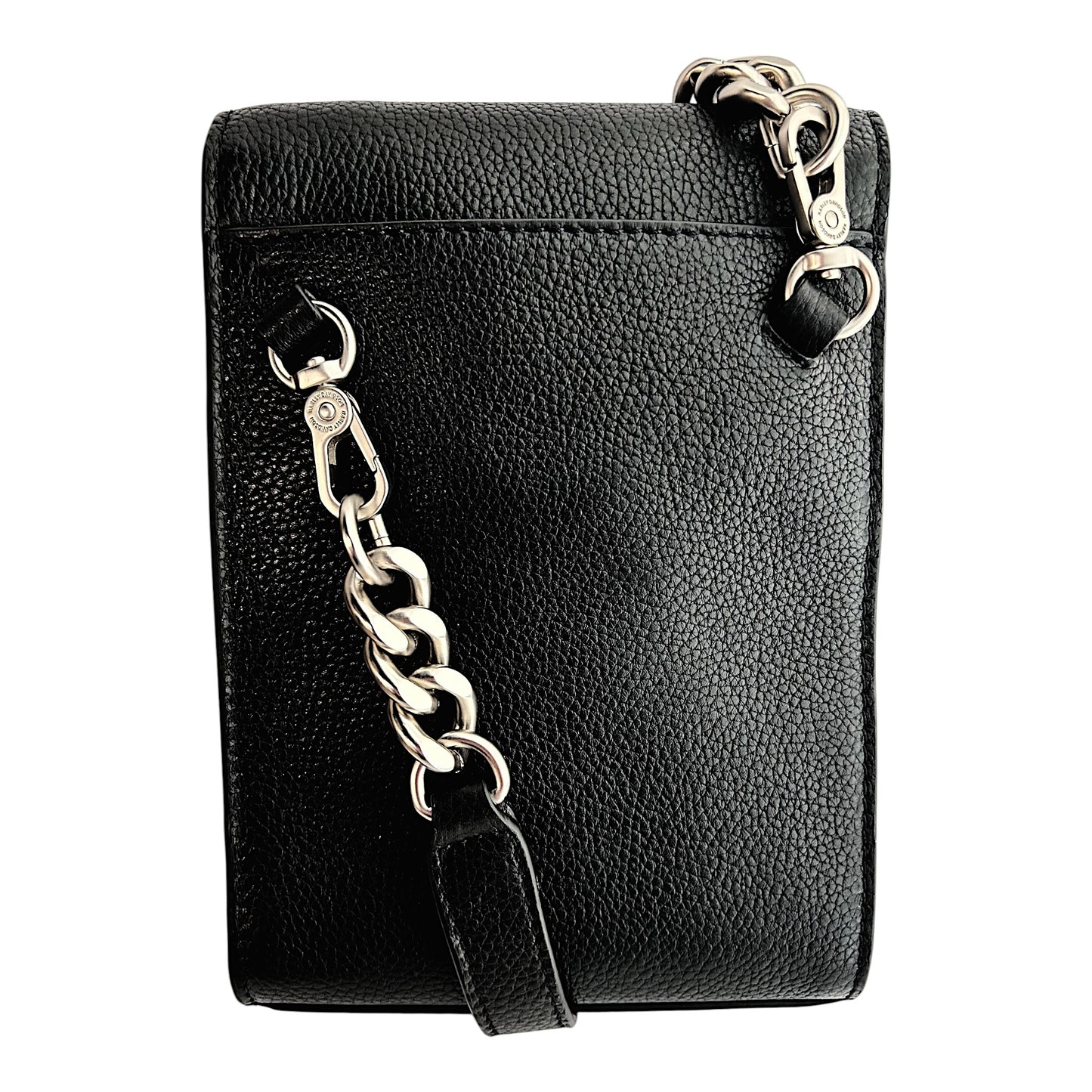 ICONIC B&S CHAIN HIP BAG - BLACK