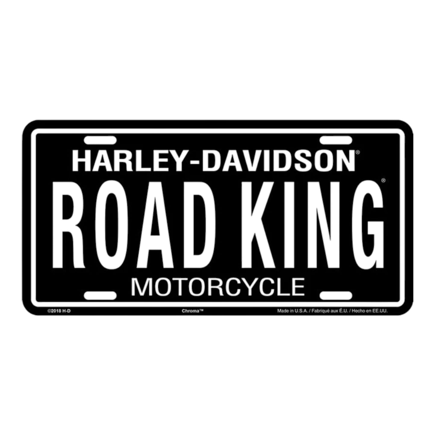 H-D ROAD KING LICENSE PLATE