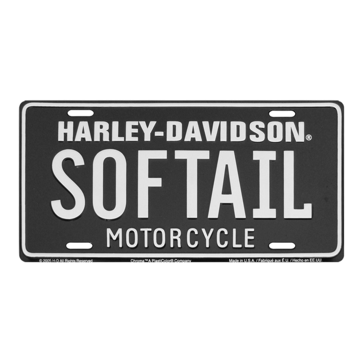 H-D SOFTAIL LICENSE PLATE
