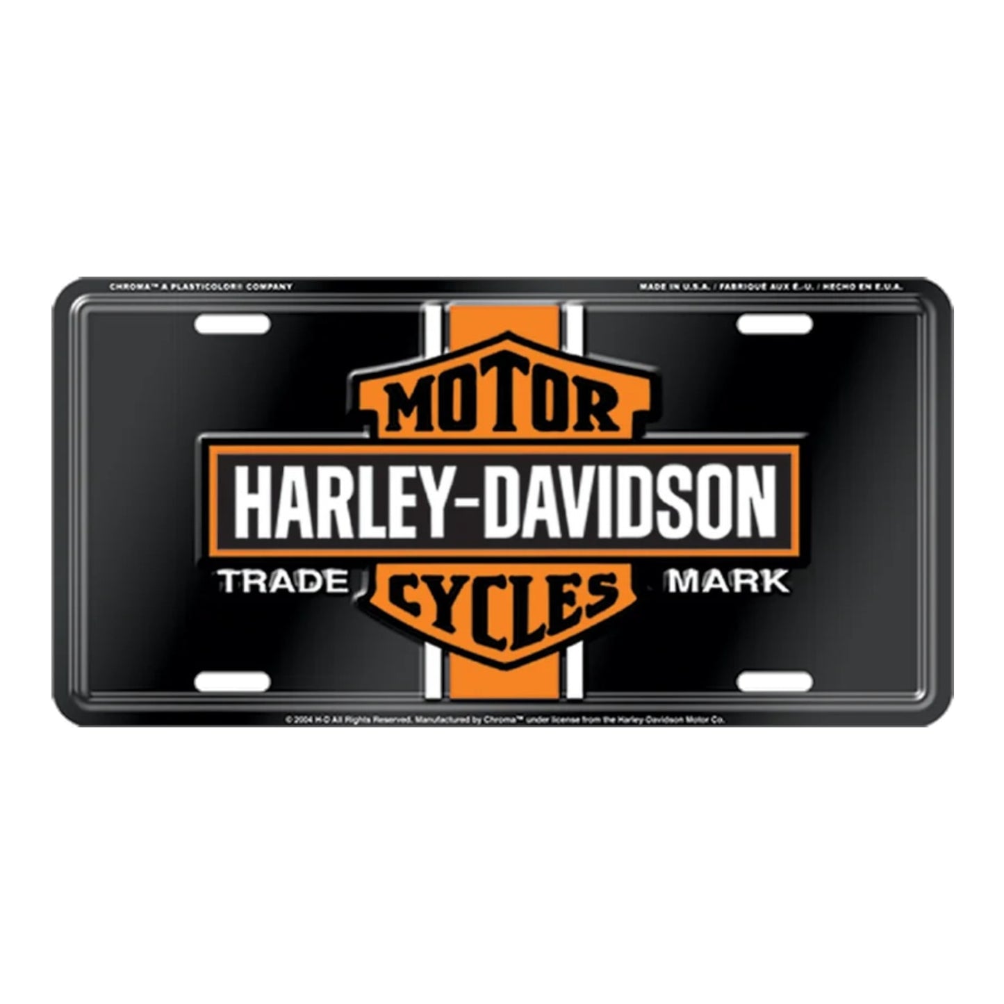 H-D VINTAGE LICENSE PLATE
